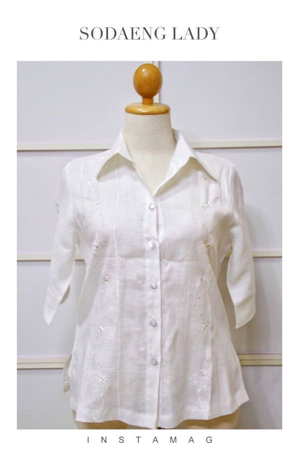 เสื้อสตรีผ้าลินิน เสื้อลินิน เกรดงานคุณภาพตัดเย็บเนียบ