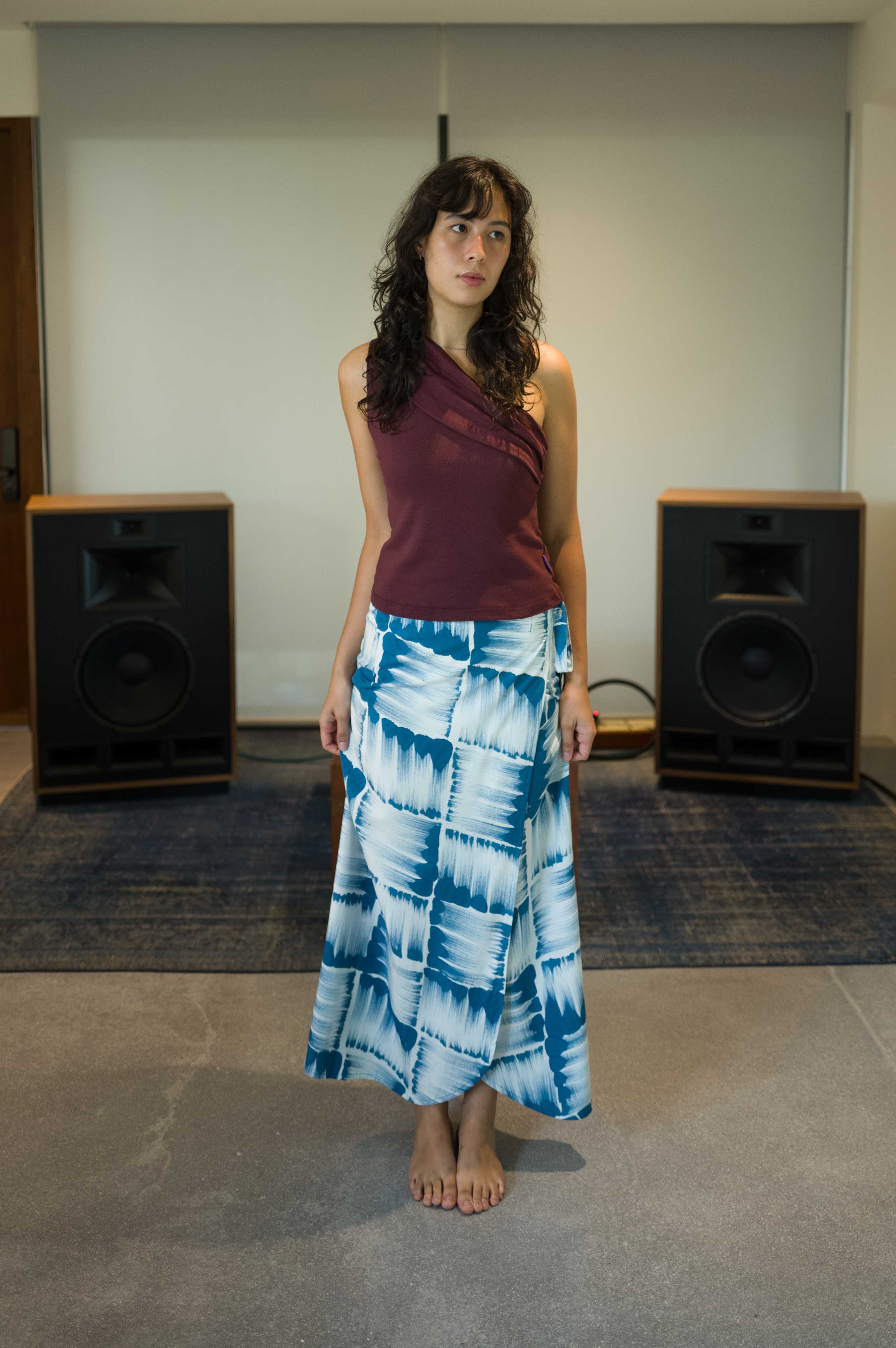 Merlot One Shoulder Top