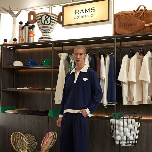 Navy Court Classic Long-Sleeved Polo
