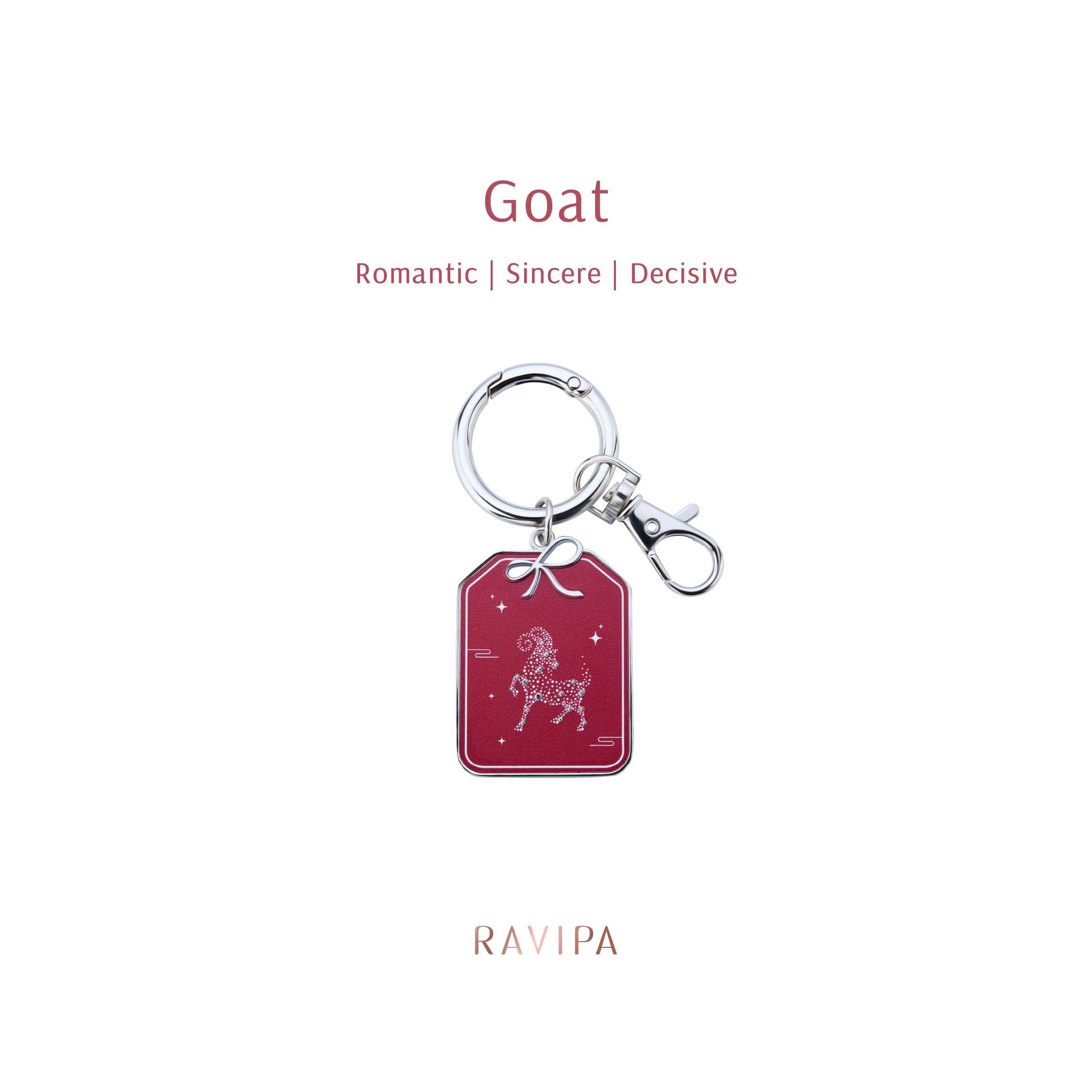 The Year of the Goat Keyring