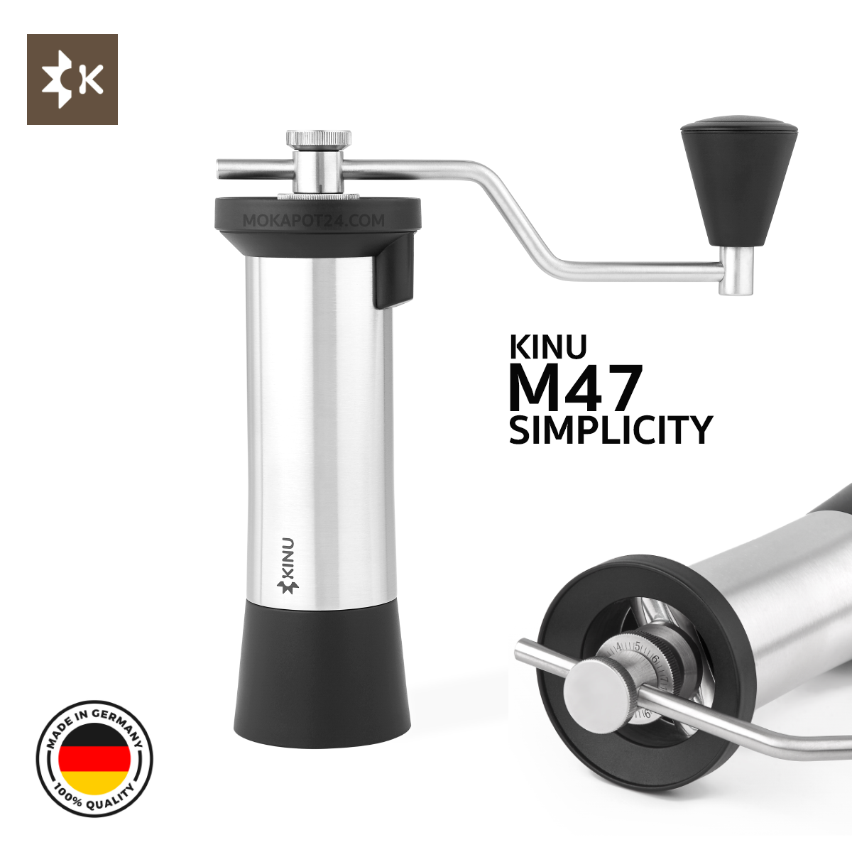 Kinu M47 Simplicity ที่บดเมล็ดกาแฟมือหมุน
