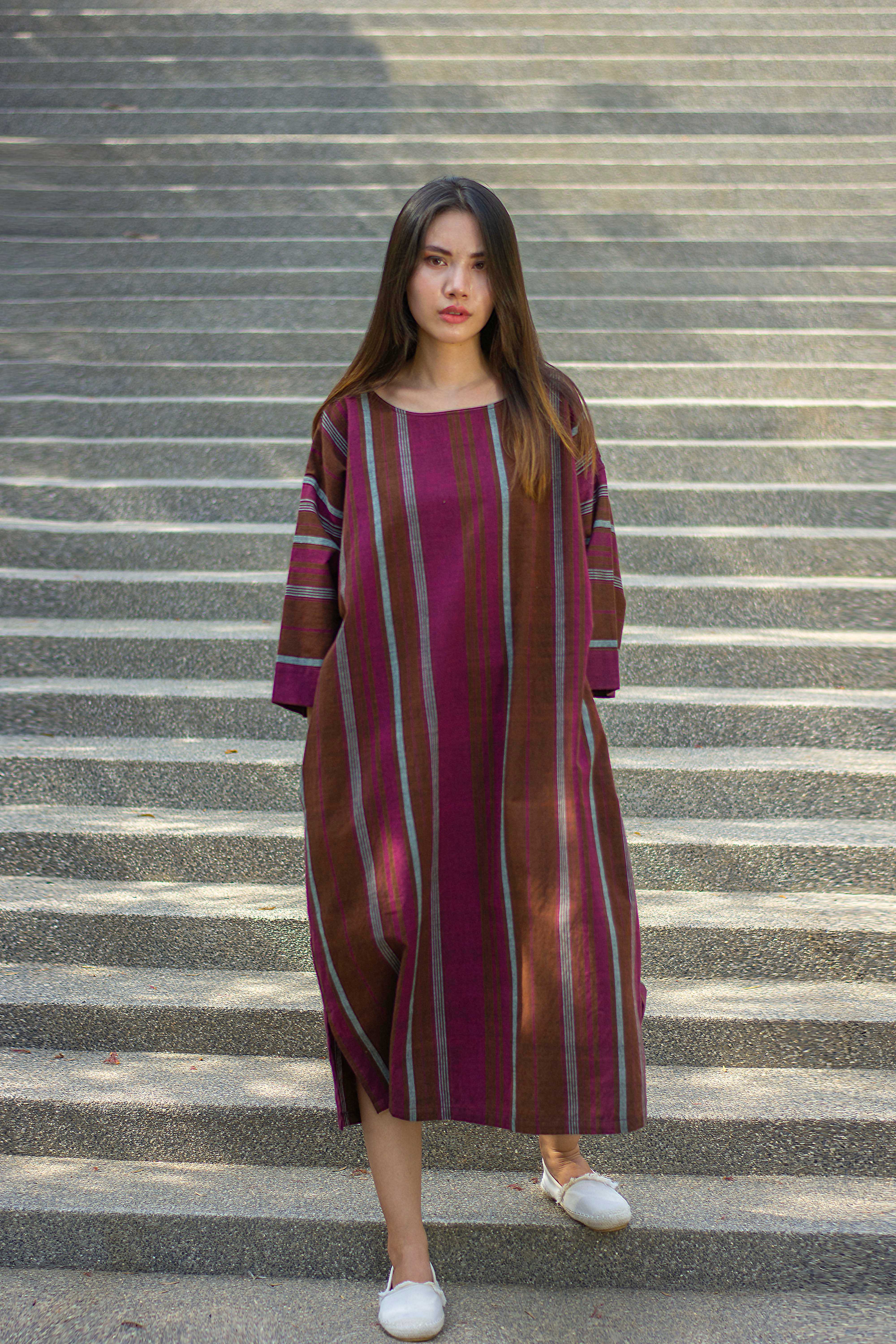 STRIPED DRESS ชุดเดรส