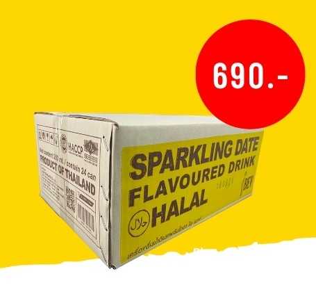 (สินค้าพรีออเดอร์) น้ำอินทผาลัมผสมโซดา 250 มล. 1 ลัง 24 กระป๋อง