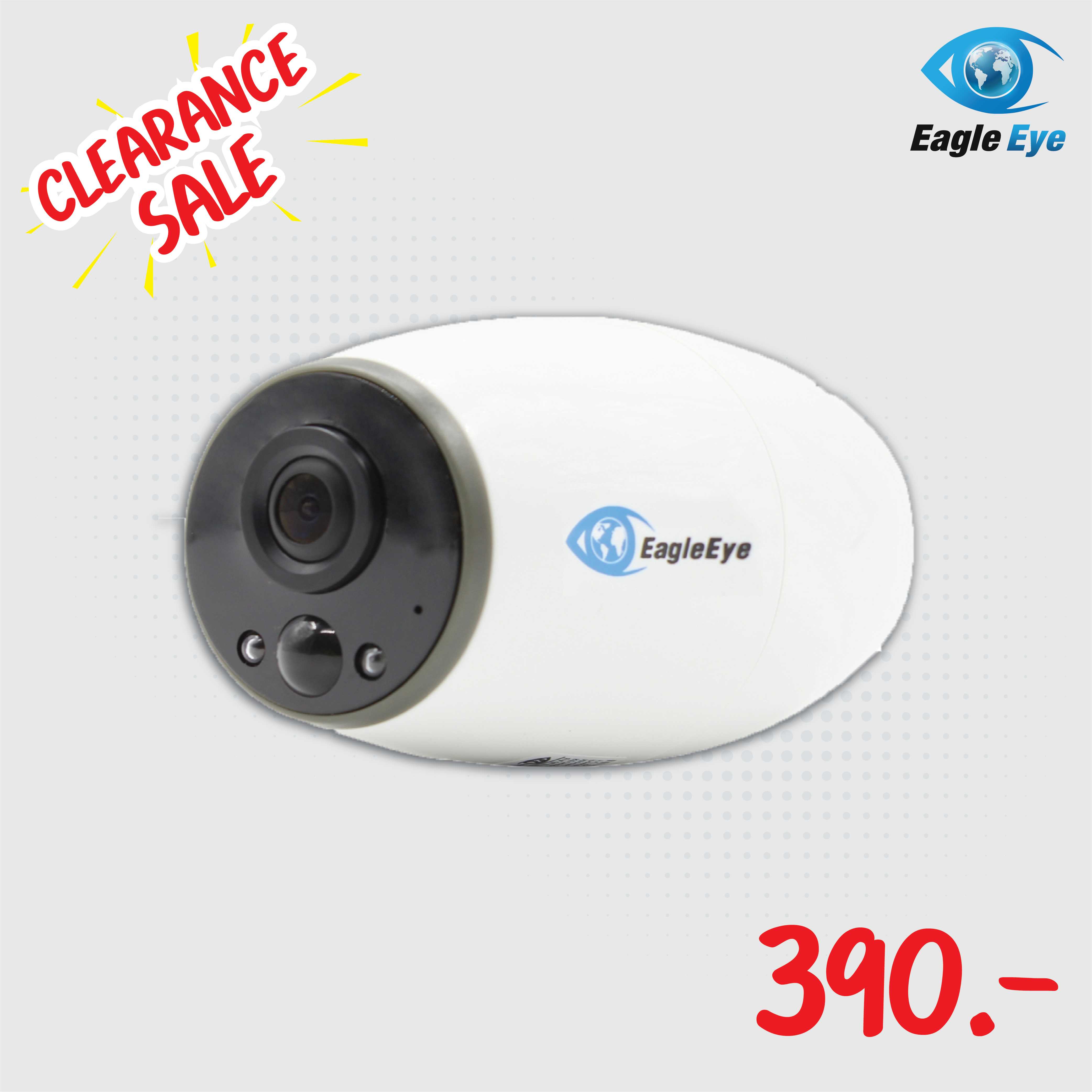 Eagle Eye กล้องวงจรปิดไร้สายแบตเตอร์รี่ (ไม่รวมแบต)
