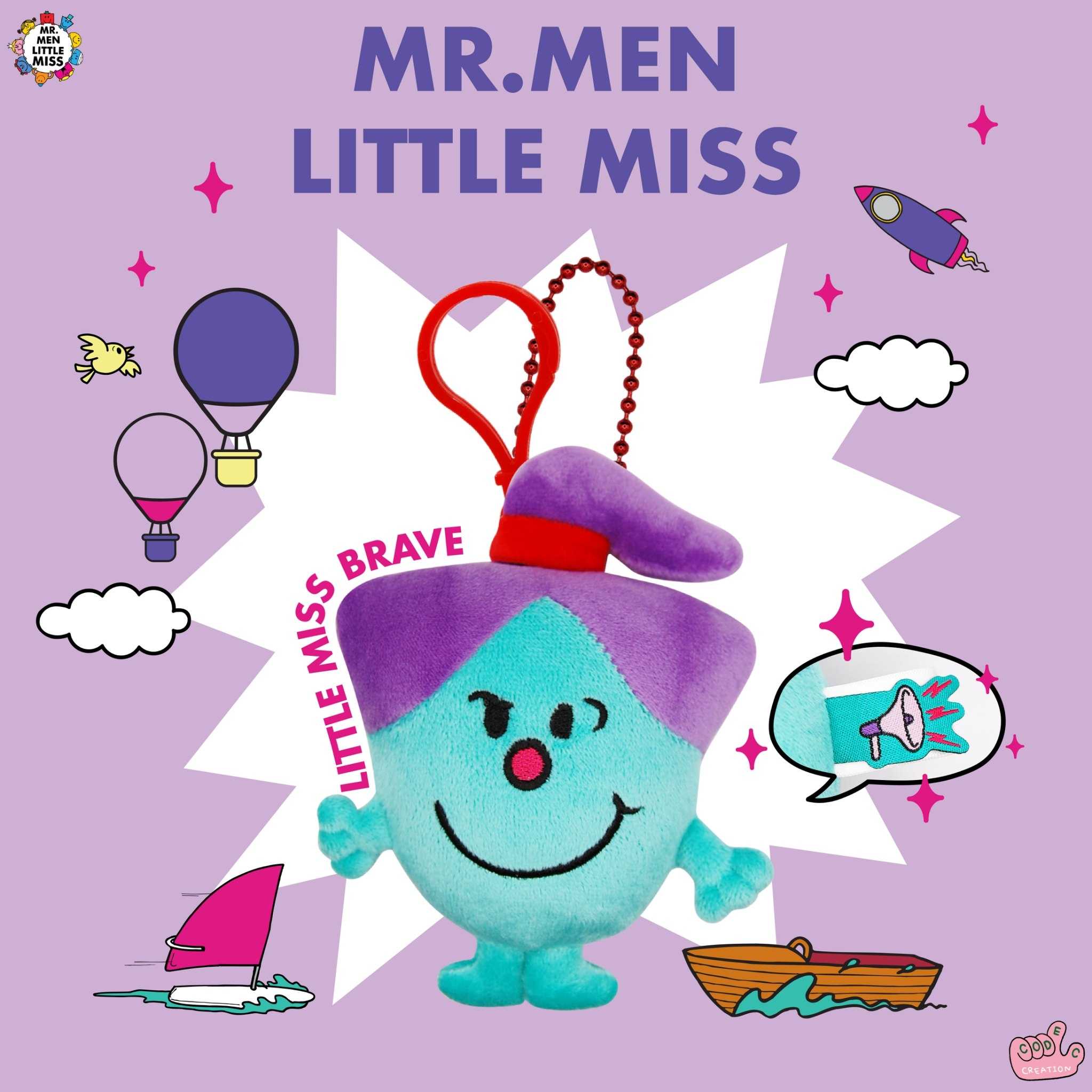 พวงกุญแจ Little Miss BRAVE หญิง (Mr.men and Little miss)