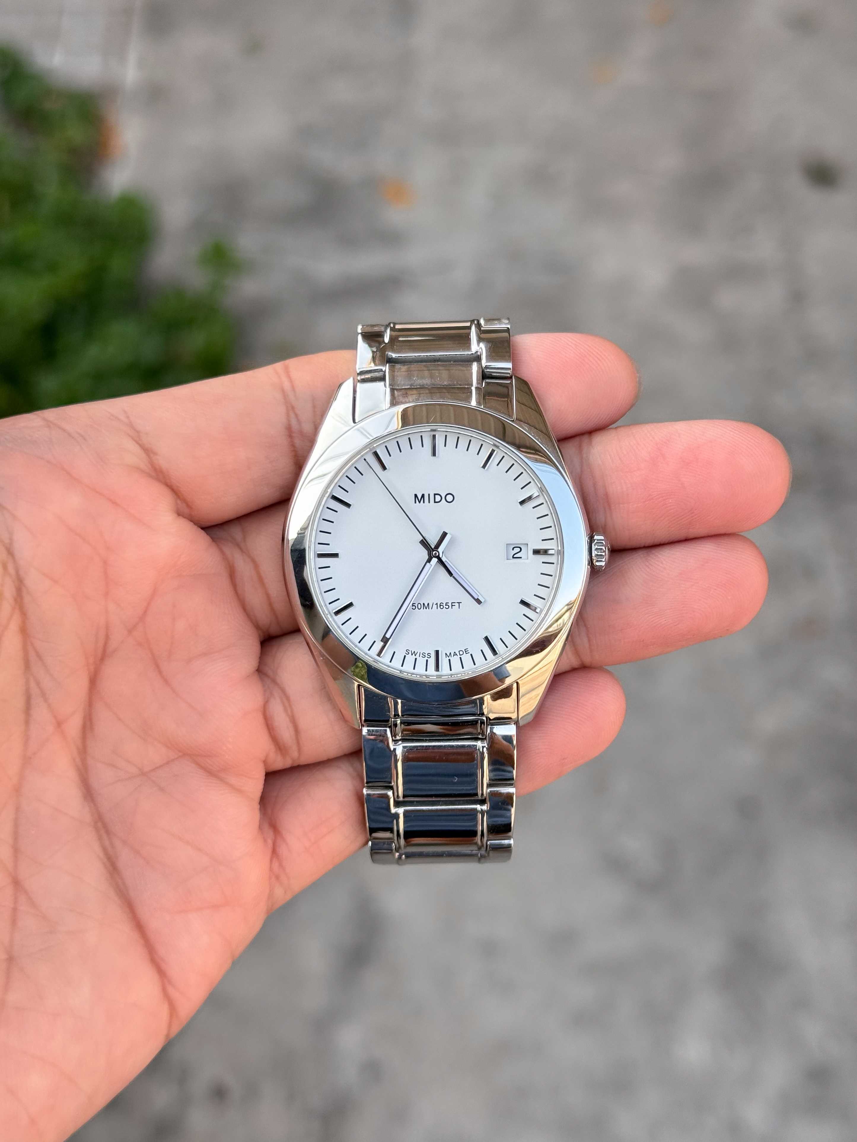 Mido Madison Man Size Quartz หน้าขาว