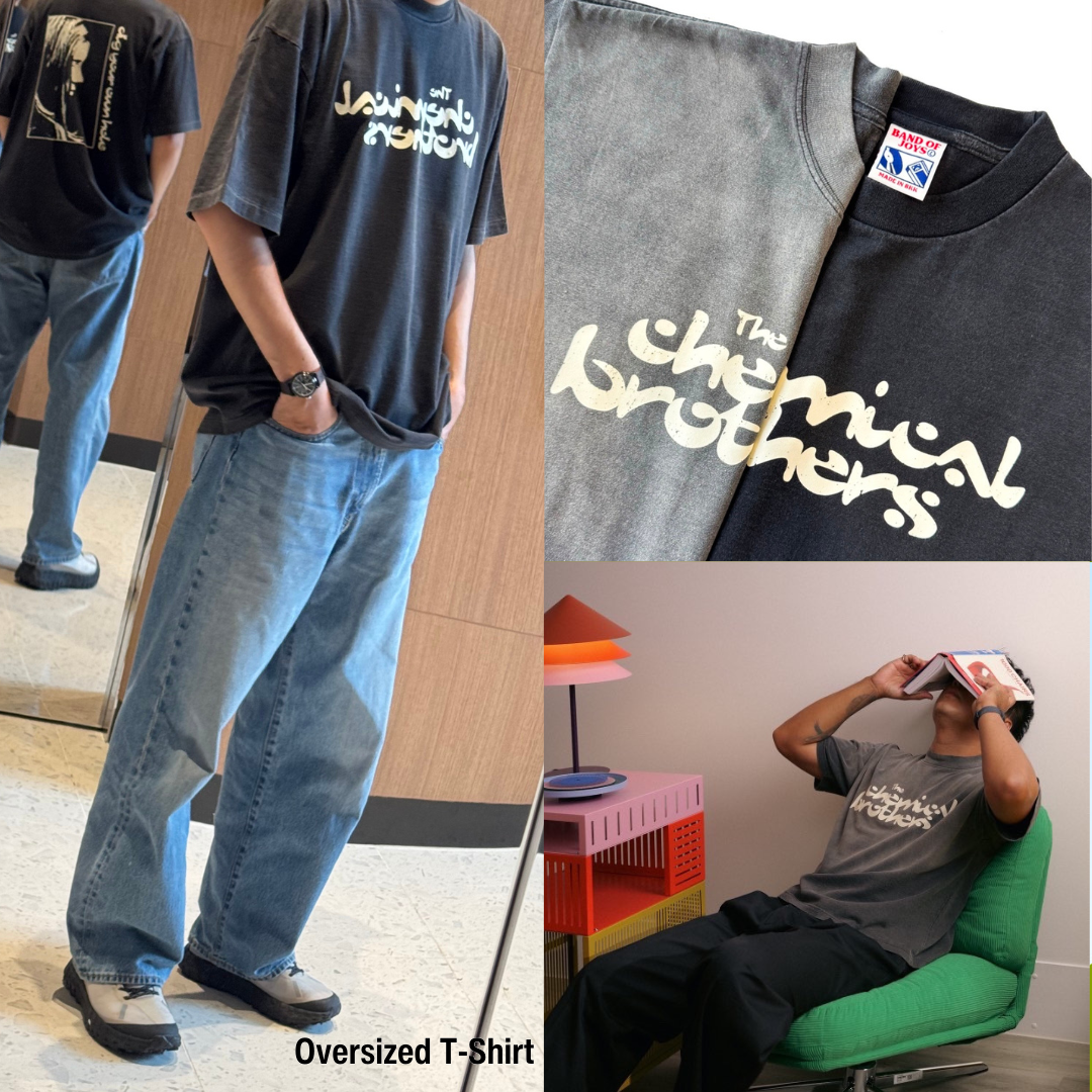 The Chemical Brothers (เสื้อทรง Oversized และ Boxy Oversized)