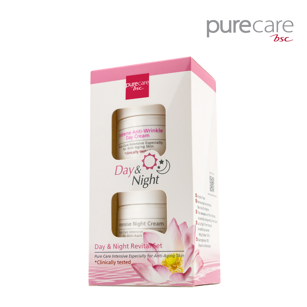 BSC Pure Care (บีเอสซี เพียวแคร์) DAY AND NIGHT REVITAL SET 40ml.(BXCNRAF)