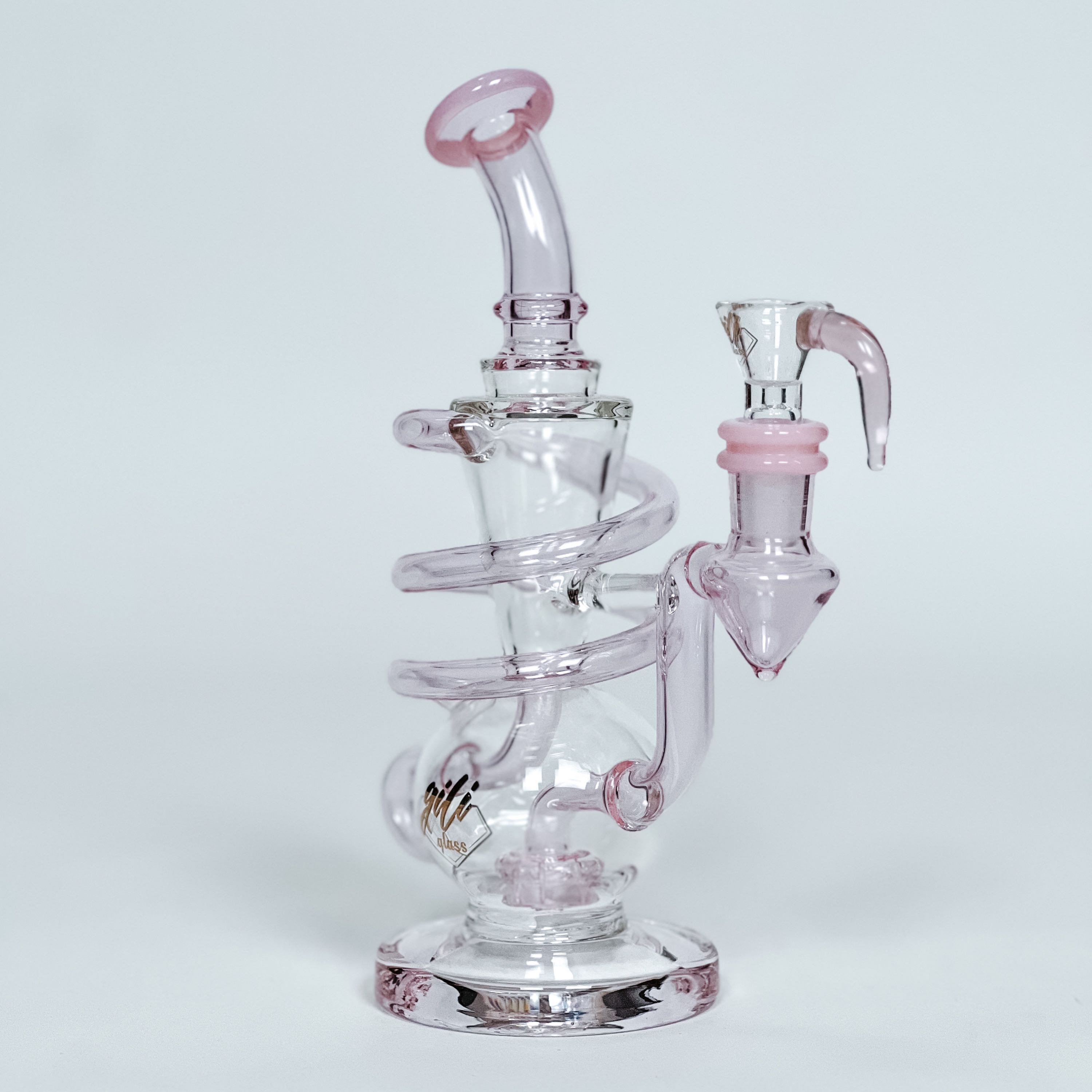 Tornado Glass Recycler Bong Smoking Water Pipe Manufacturer l 20 cm