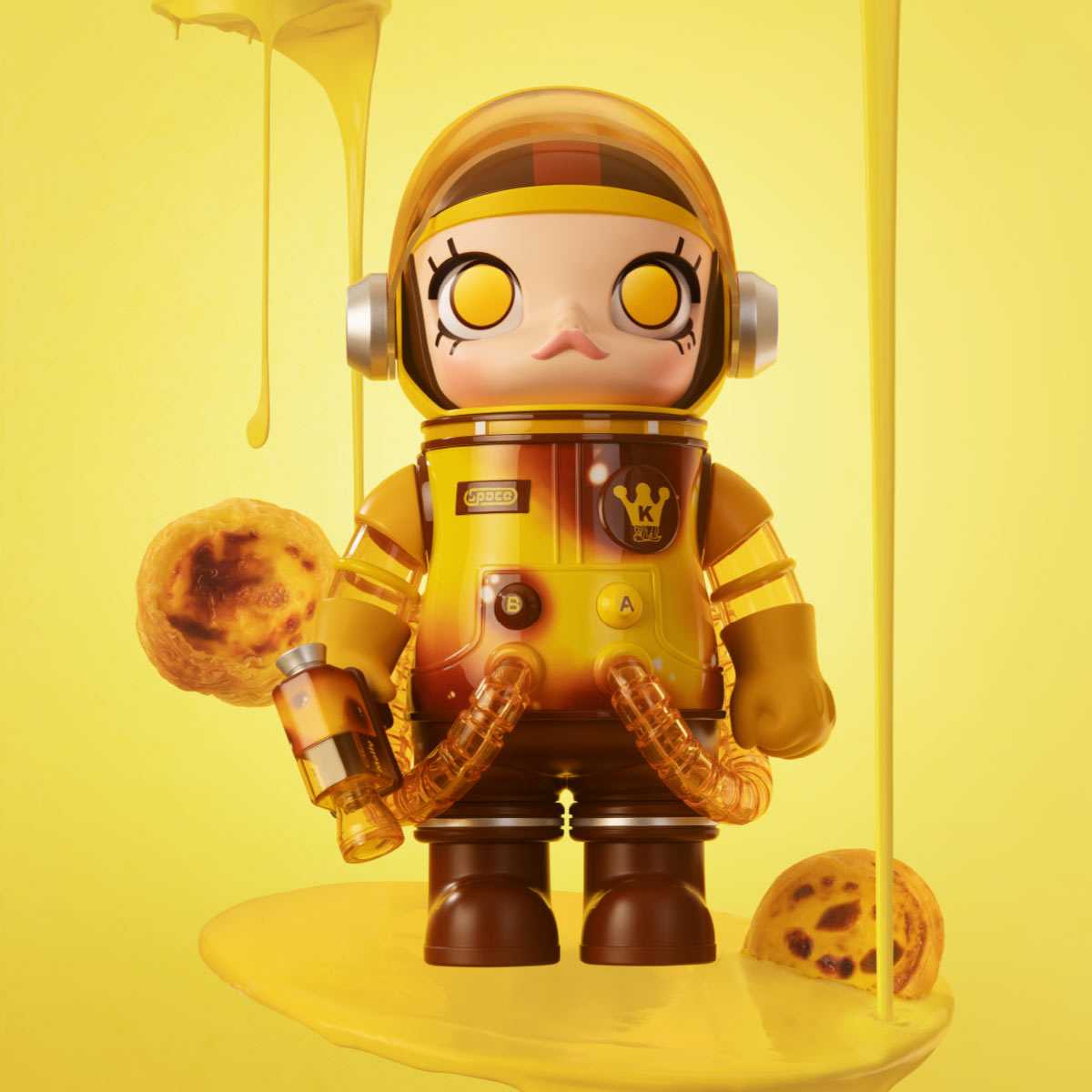 MEGA SPACE MOLLY 400% Egg Tart (Limited Macau) (TC)