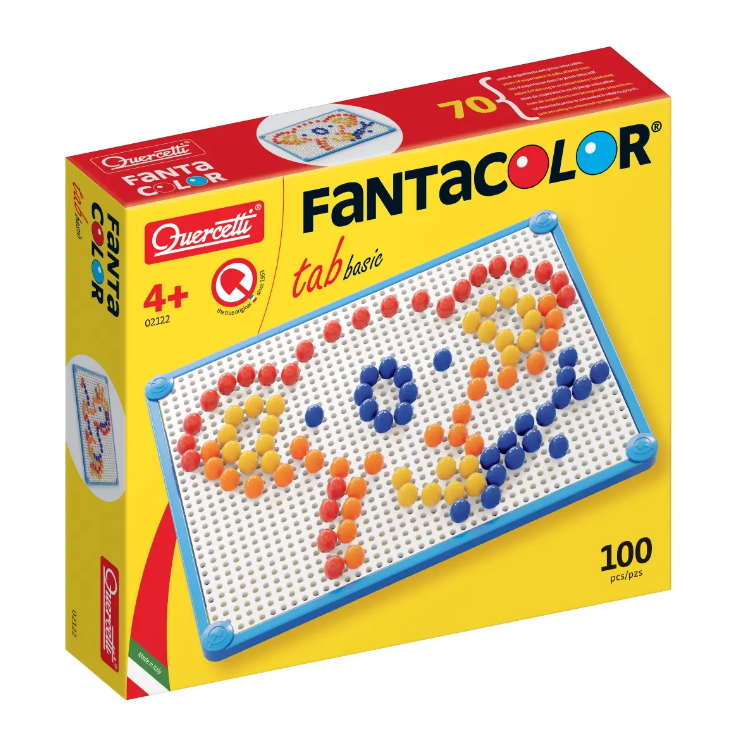 Quercetti FantaColor Tab Basic เกมกระดานปักหมุดแฟนต้าคัลเลอร์แท็บเบสิค