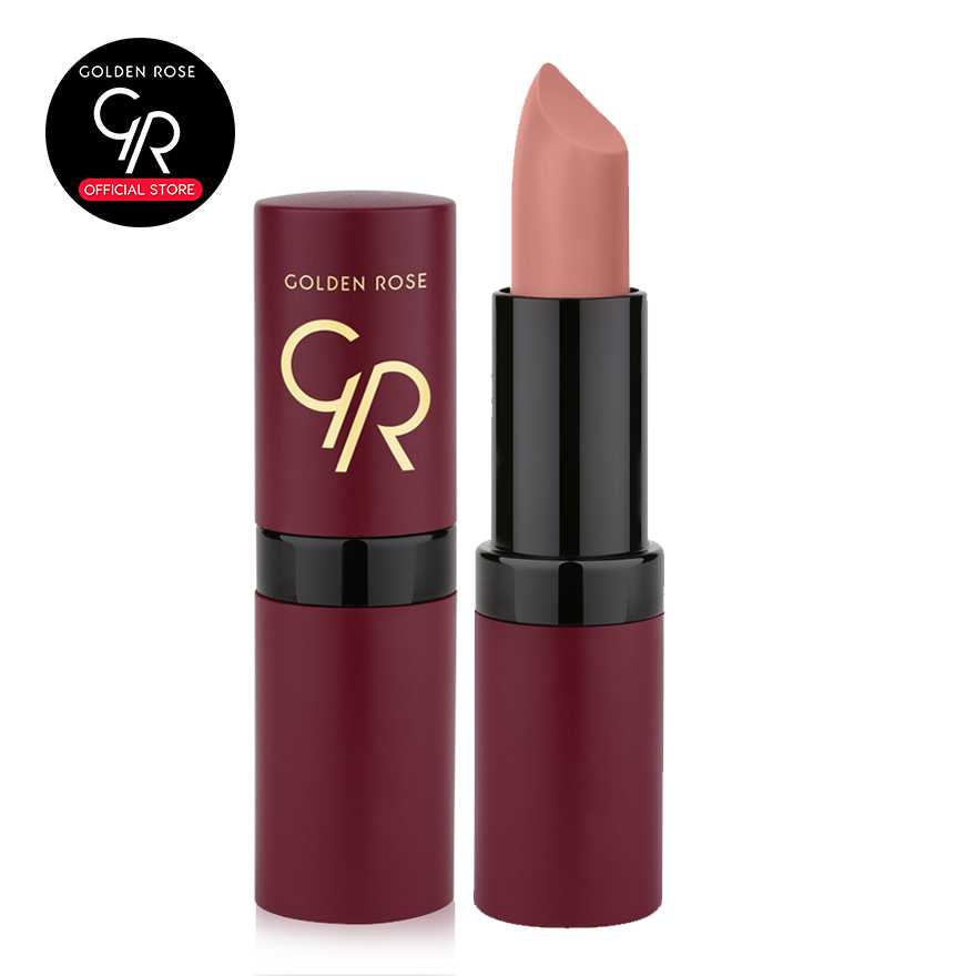 Golden Rose โกลเด้น โรส ลิปสติก เวลเวท แมท Velvet Matte Lipstick 4.2กรัม เบอร์ 01