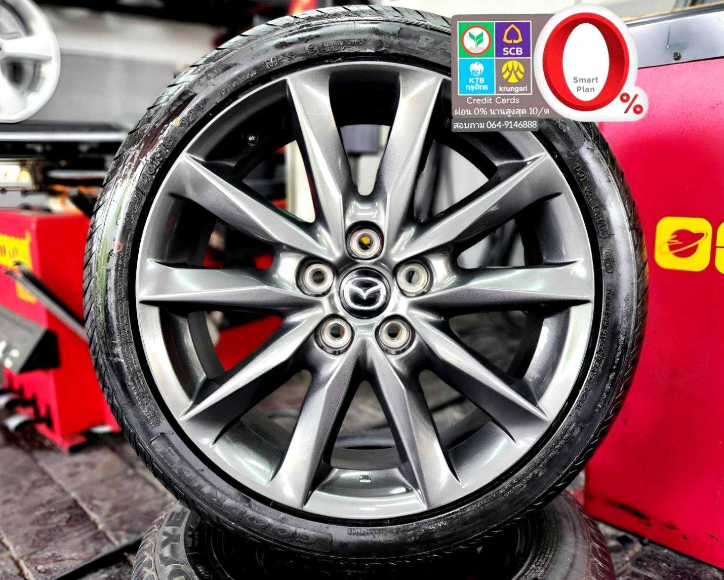 ปี 25 ล้อ Mazda 3 ขอบ 18 สภาพสวยไม่มีรอยพร้อมยางใหม่ 225 40 18 ปี 25 1841768 9956268