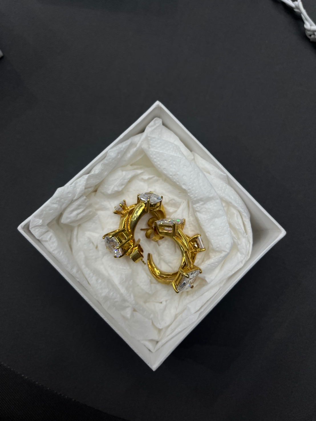 Gold Stacking Earrings