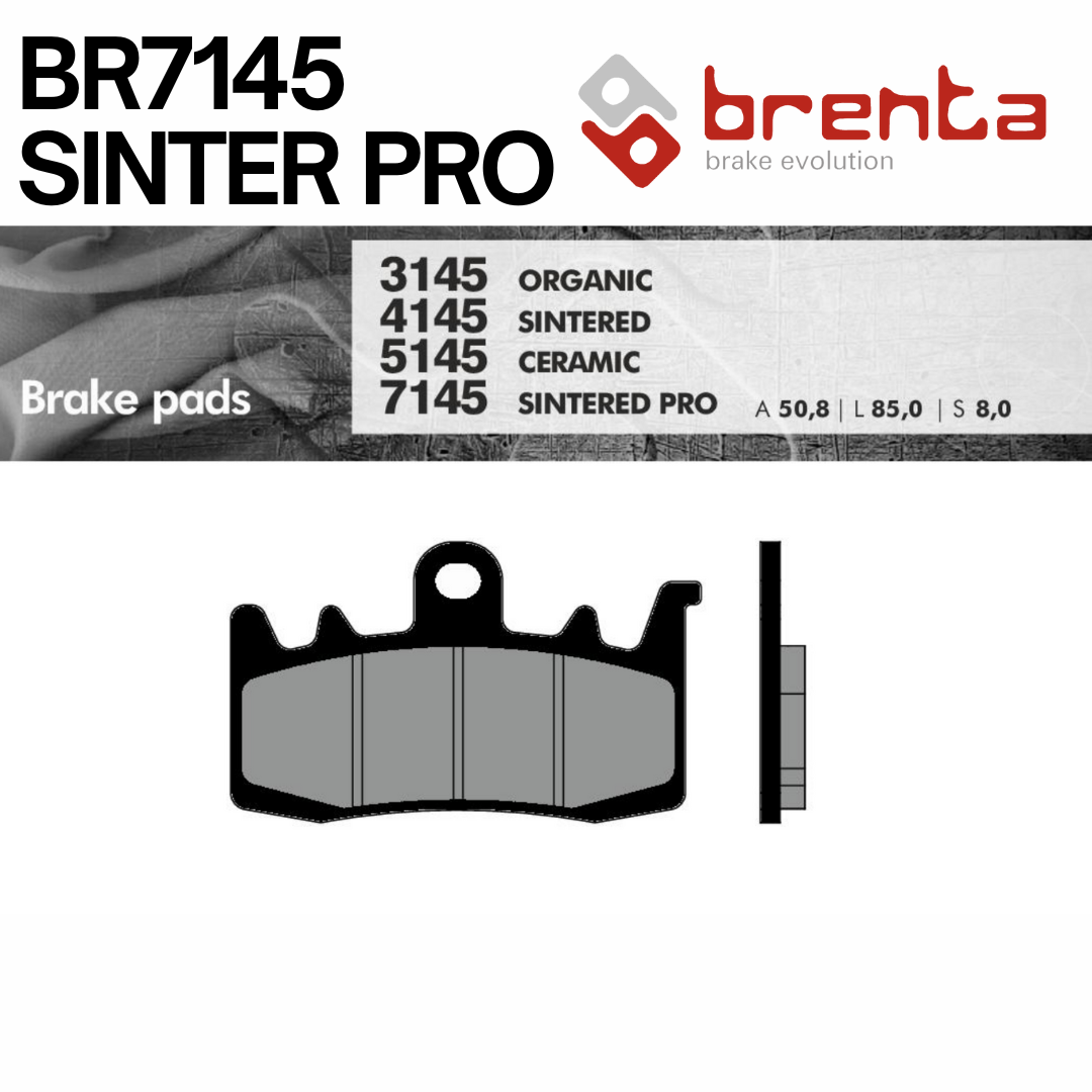 brenta BR7145(Sintered Pro, Front)-BMW R1200GS,S1000XR / DUCATI MONSTER 821 HYPER 821 PANIGALE