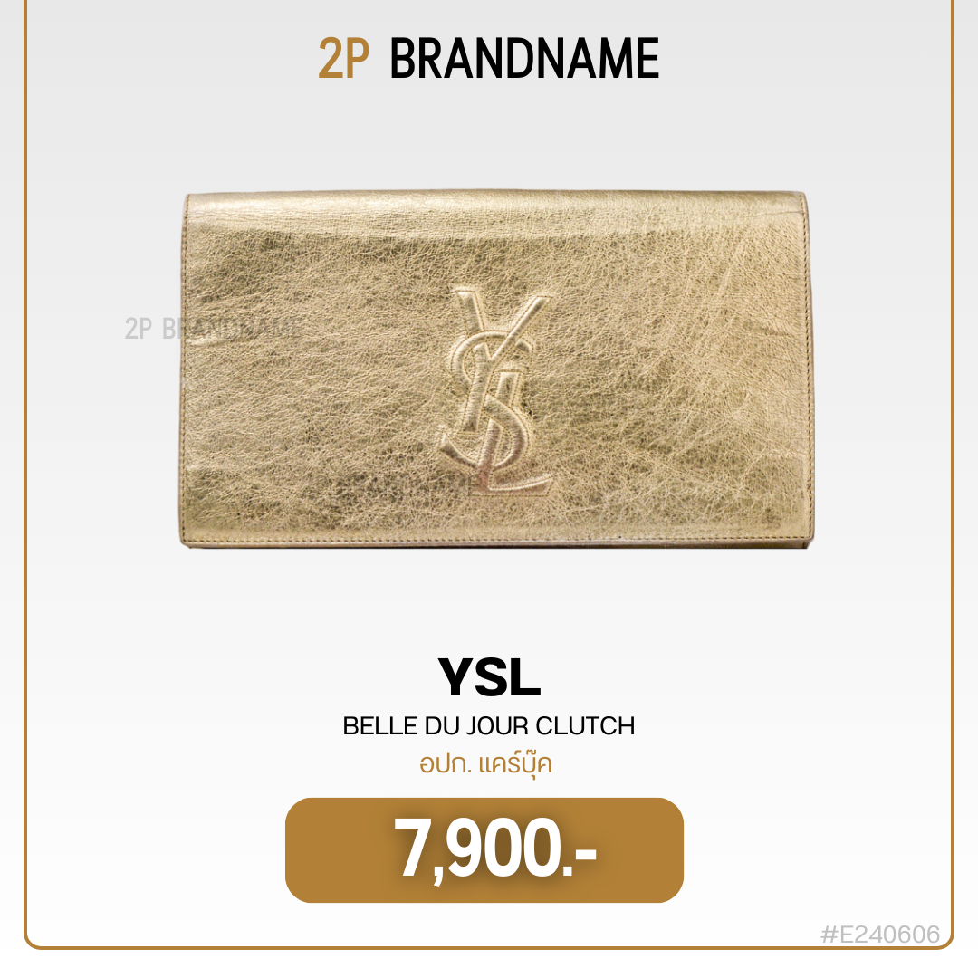 YSL Belle Du Jour Clutch (E240606)