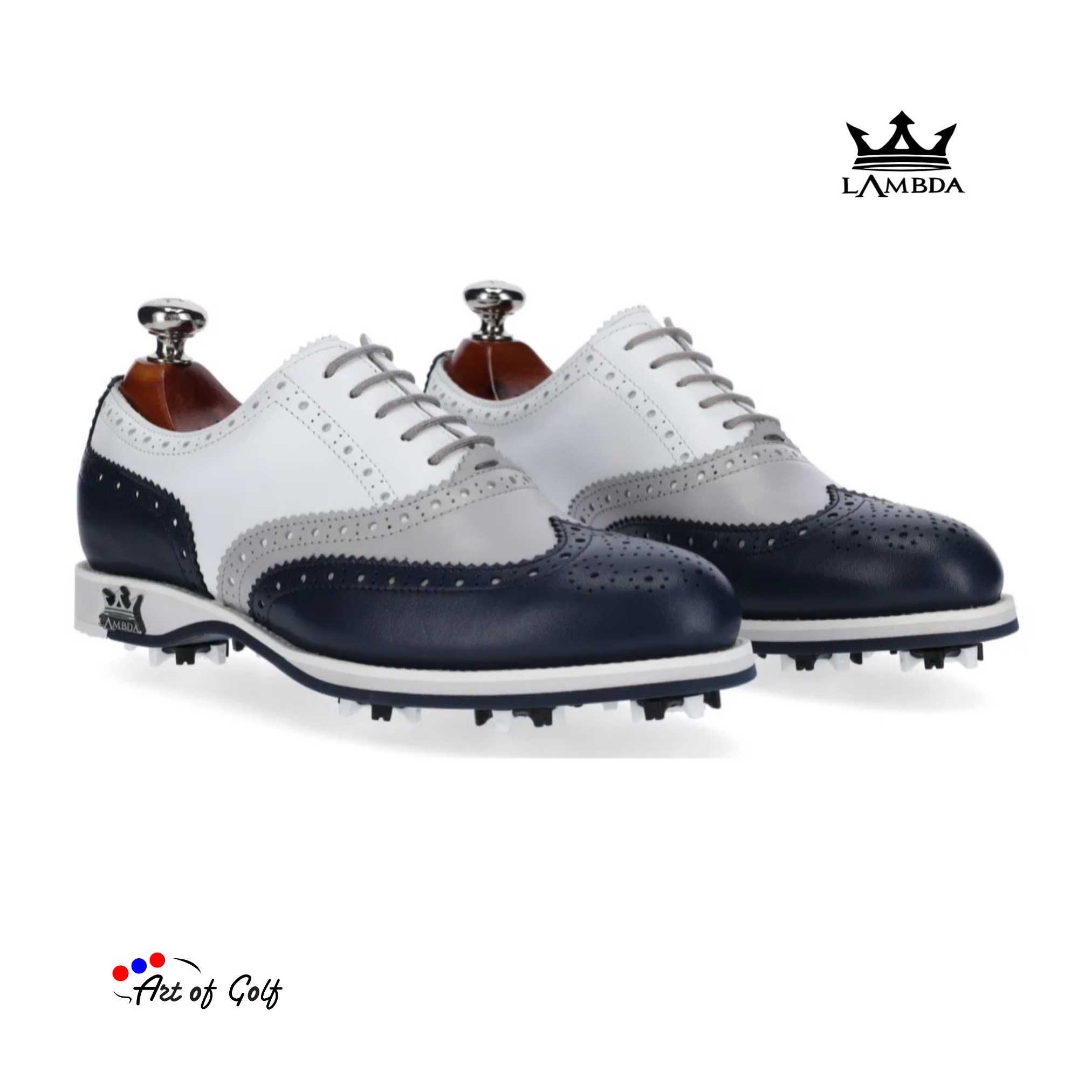 Lambda Golf Shoes For Ladies - Asti Blue Grey White
