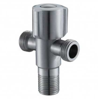 ก๊อกต่อ สต๊อปวาล์ว สแตนเลส สามมุม สองทาง SBT-508