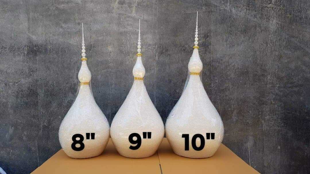 พุ่มมุก ทรงข้าวบิณฑ์ ขนาด3นิ้ว