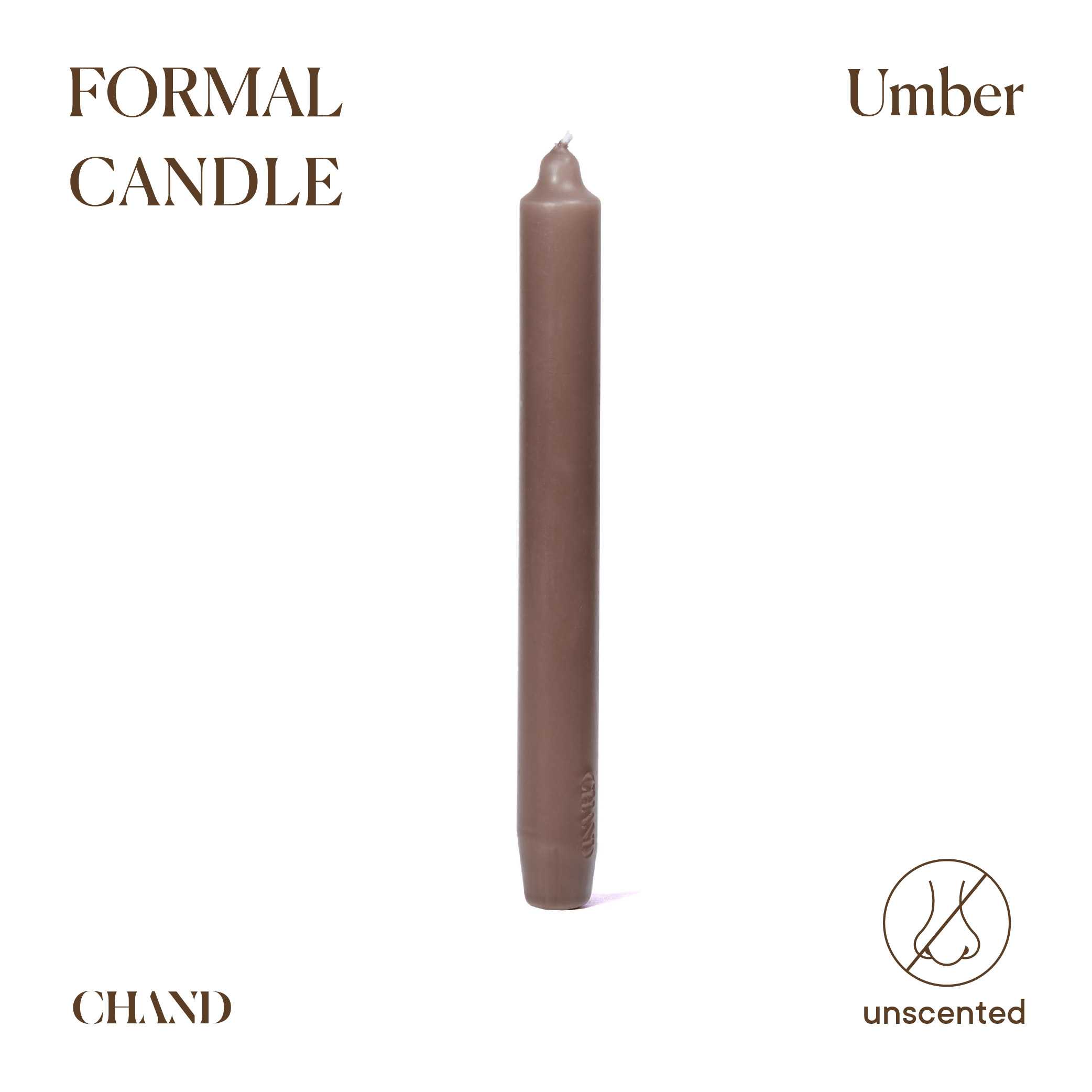 Umber Formal Candle