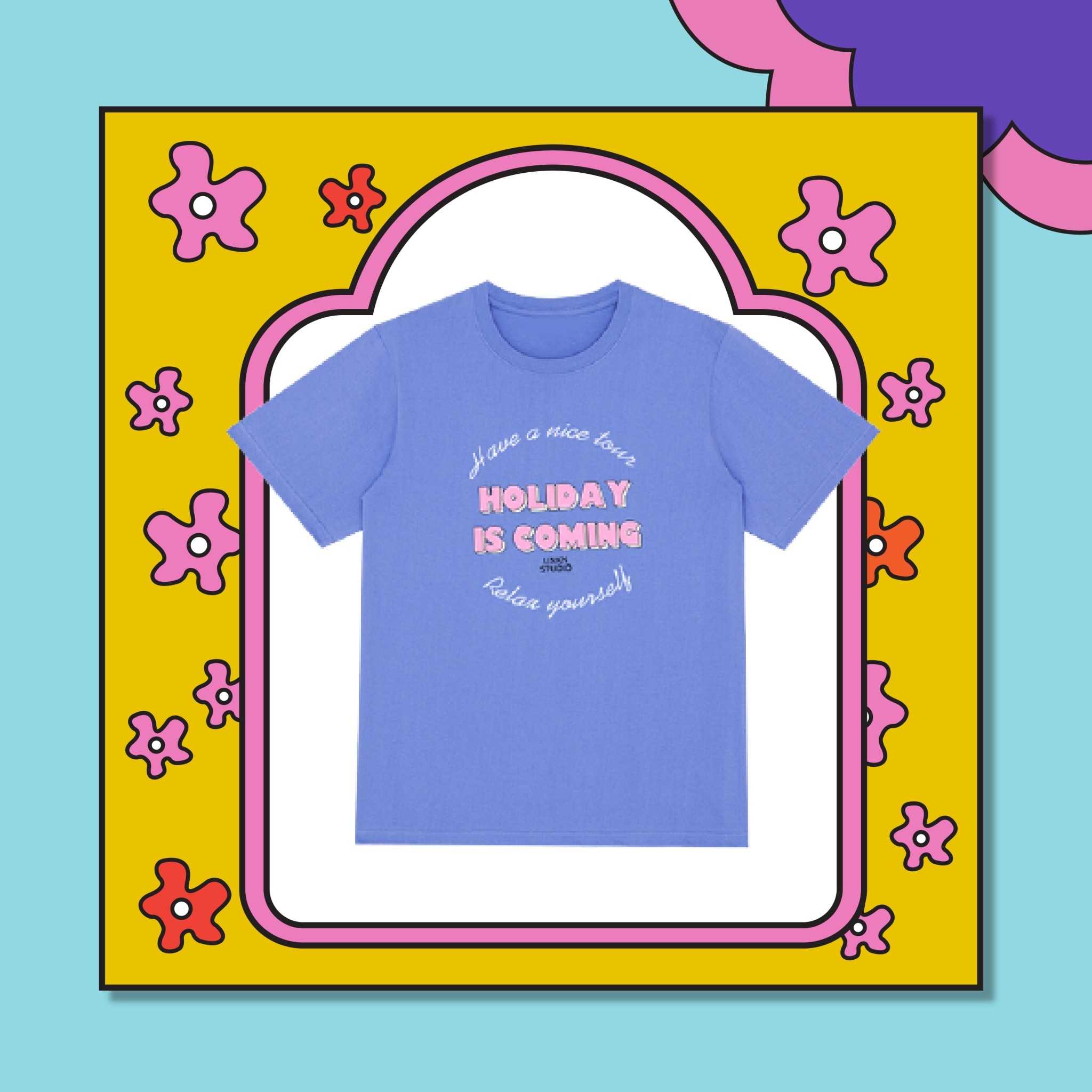 Holiday is coming Oversized Tee⛺️🏖⛱