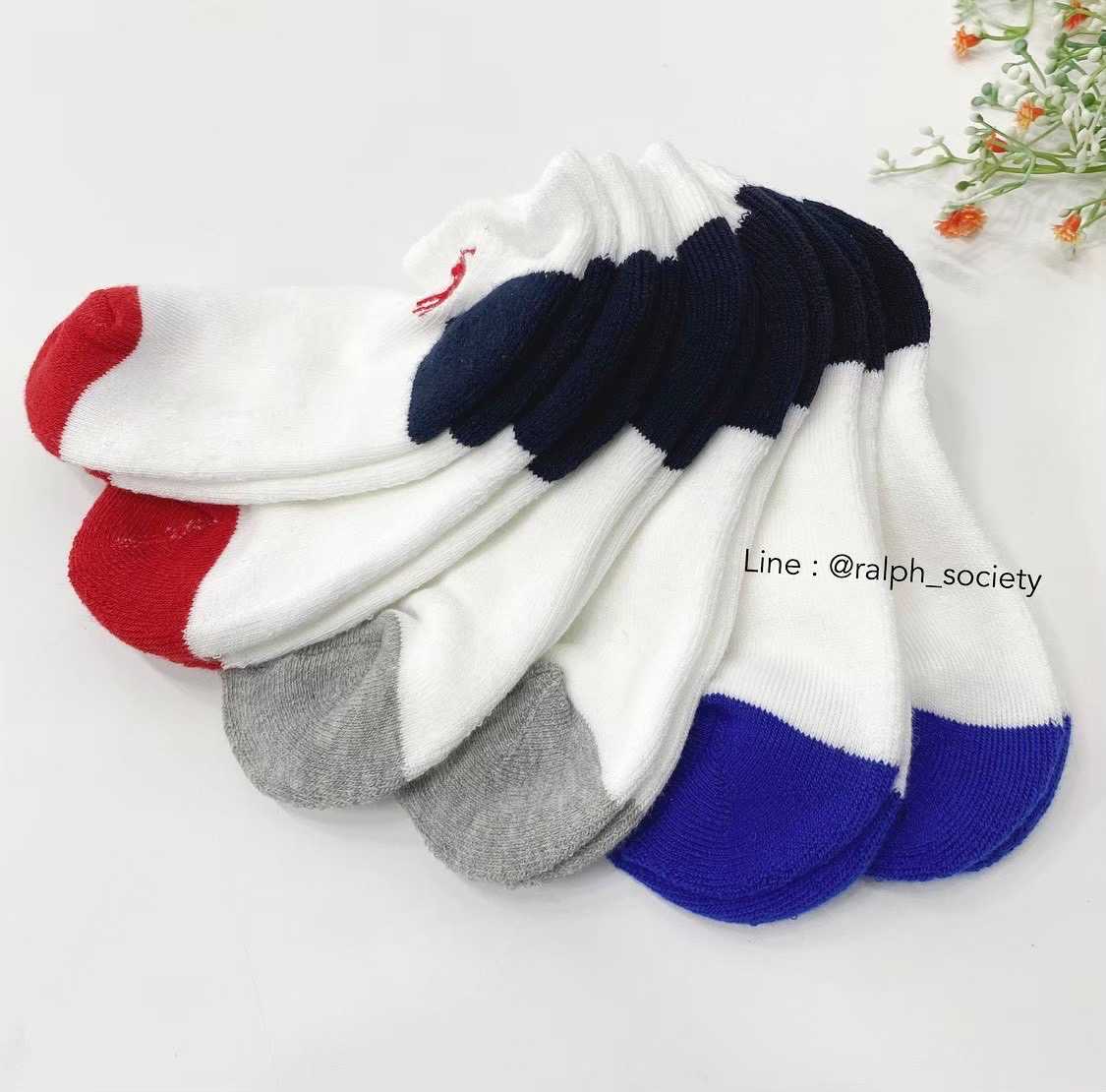 Ralph Lauren Ankle Sock 6Pack(WHITE)