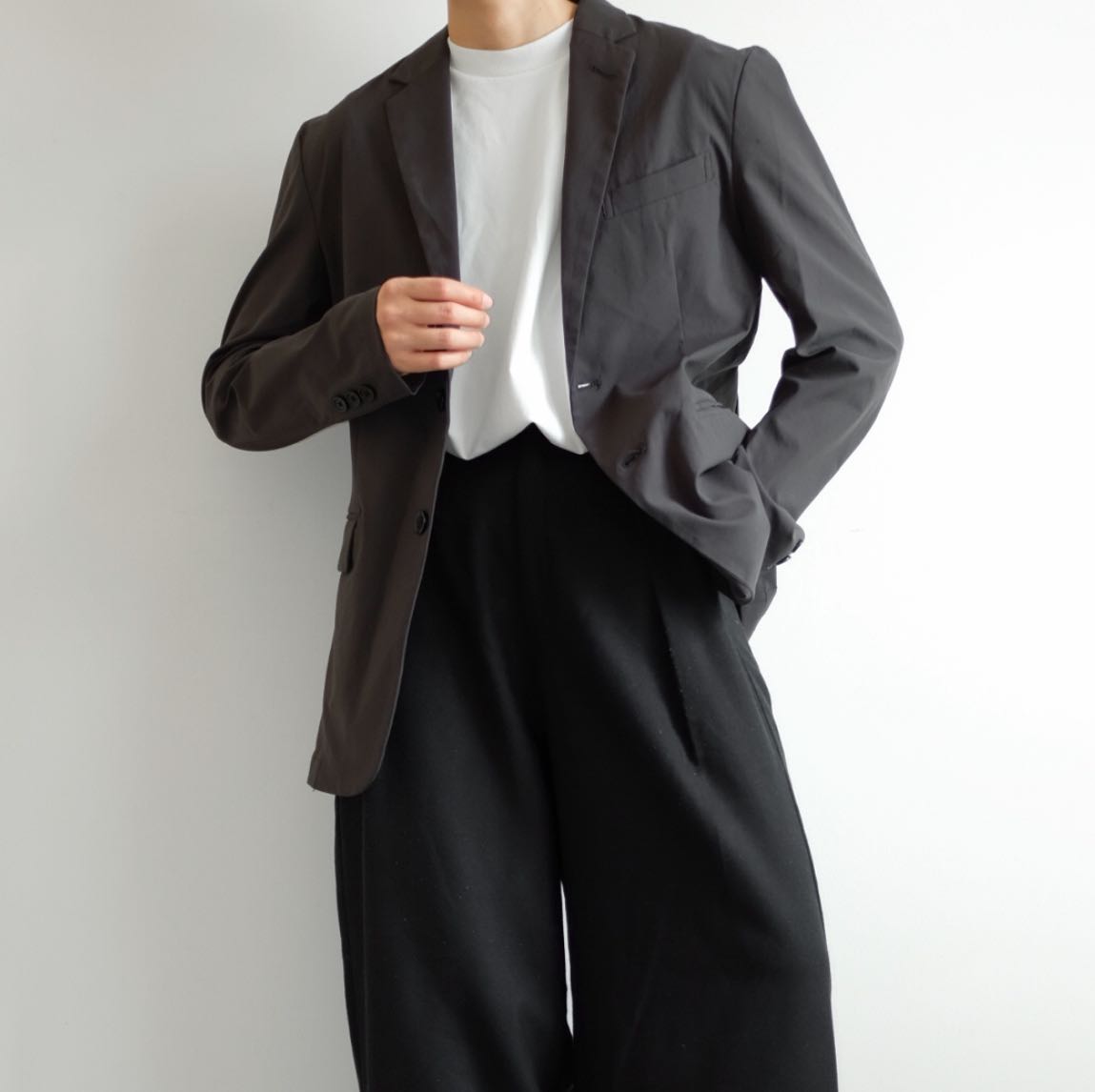 CLOSSHI®️ MINOTECH Relaxed Blazer Suit Set