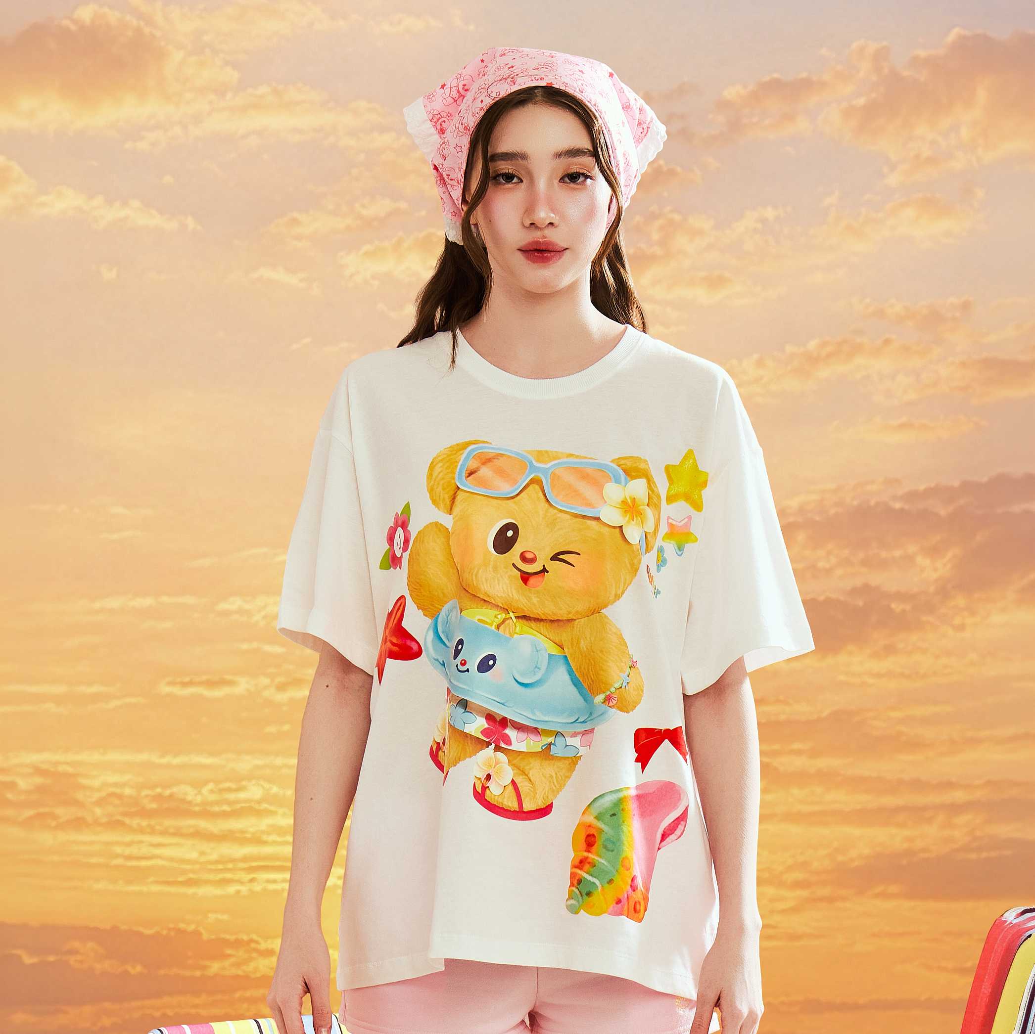 เสื้อยืดโอเวอร์ไซส์ ซัมเมอร์ - Summer Oversized T-Shirt