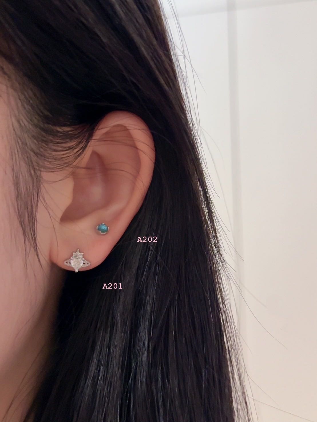 A202(จิว)(1ข้าง) Stainless Steel แพ้ง่ายใส่ได้ ต่างหูร้านกากา GAGASTORETH