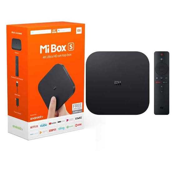Mi Box s กล่องเเอนดรอยด์ทีวี (4K Ultra HD)