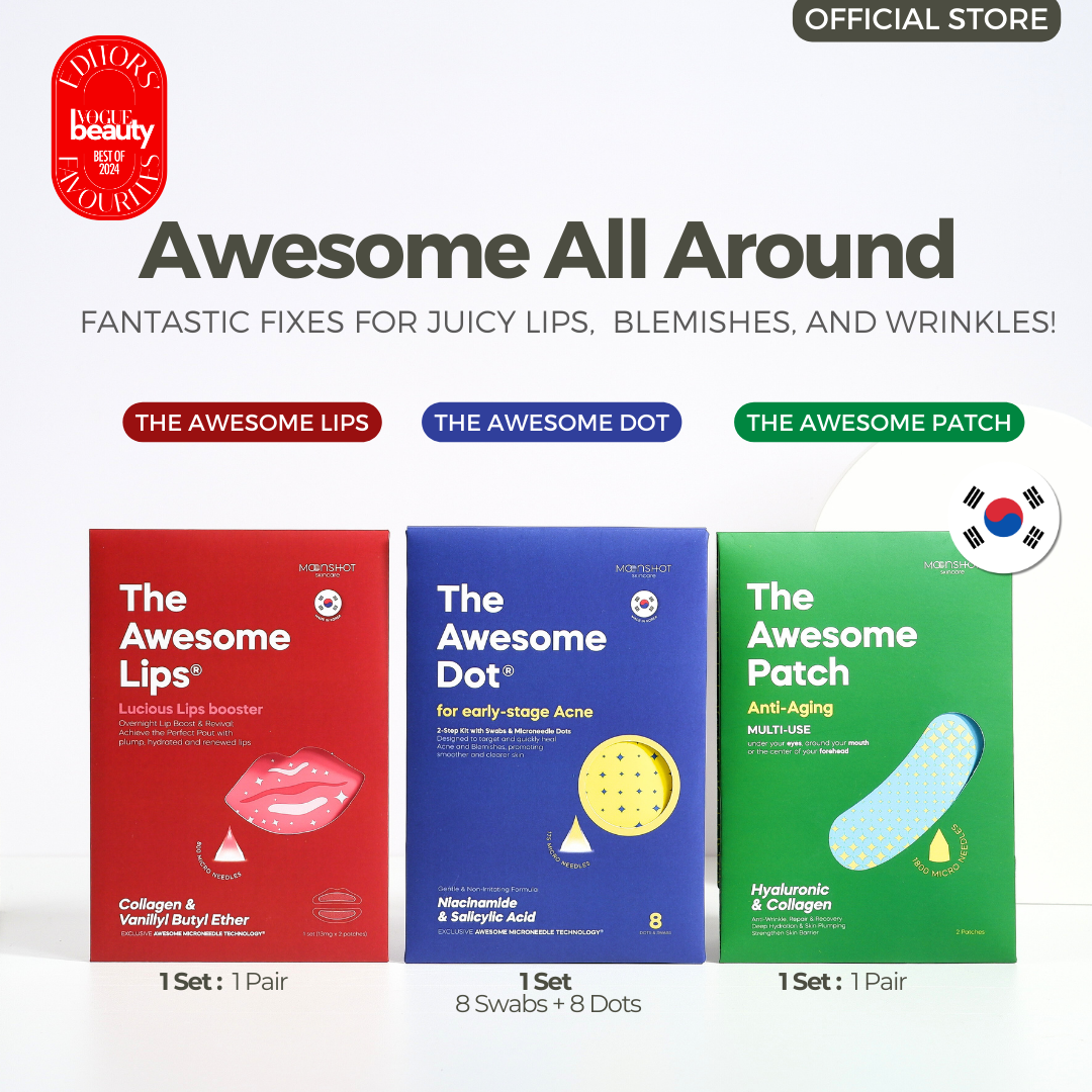 The Awesome All Around Set: หน้าใส ไร้ริ้วรอย ไร้สิว พร้อมริมผีปวกอวบอิ่ม ด้วย นวัตกรรมไมโครนีดเดิล