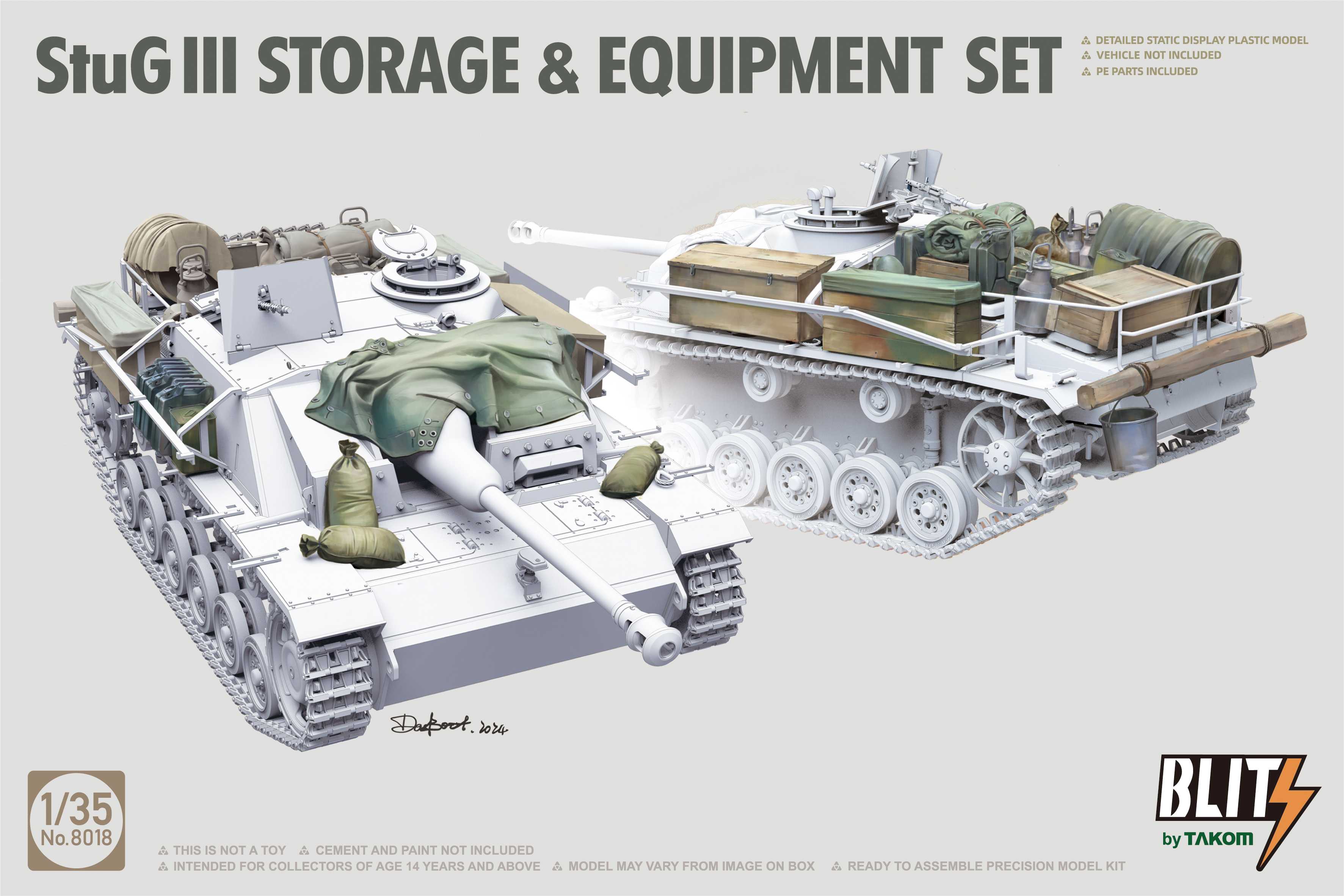 1/35 StuG III STORAGE & EQUIPMENT SET
