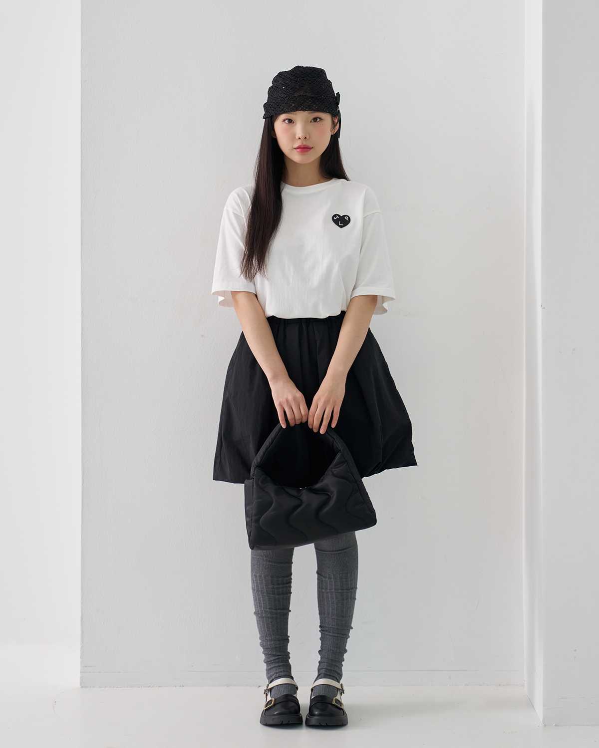 (BASIC PIECES) HEART YOU oversized tshirt