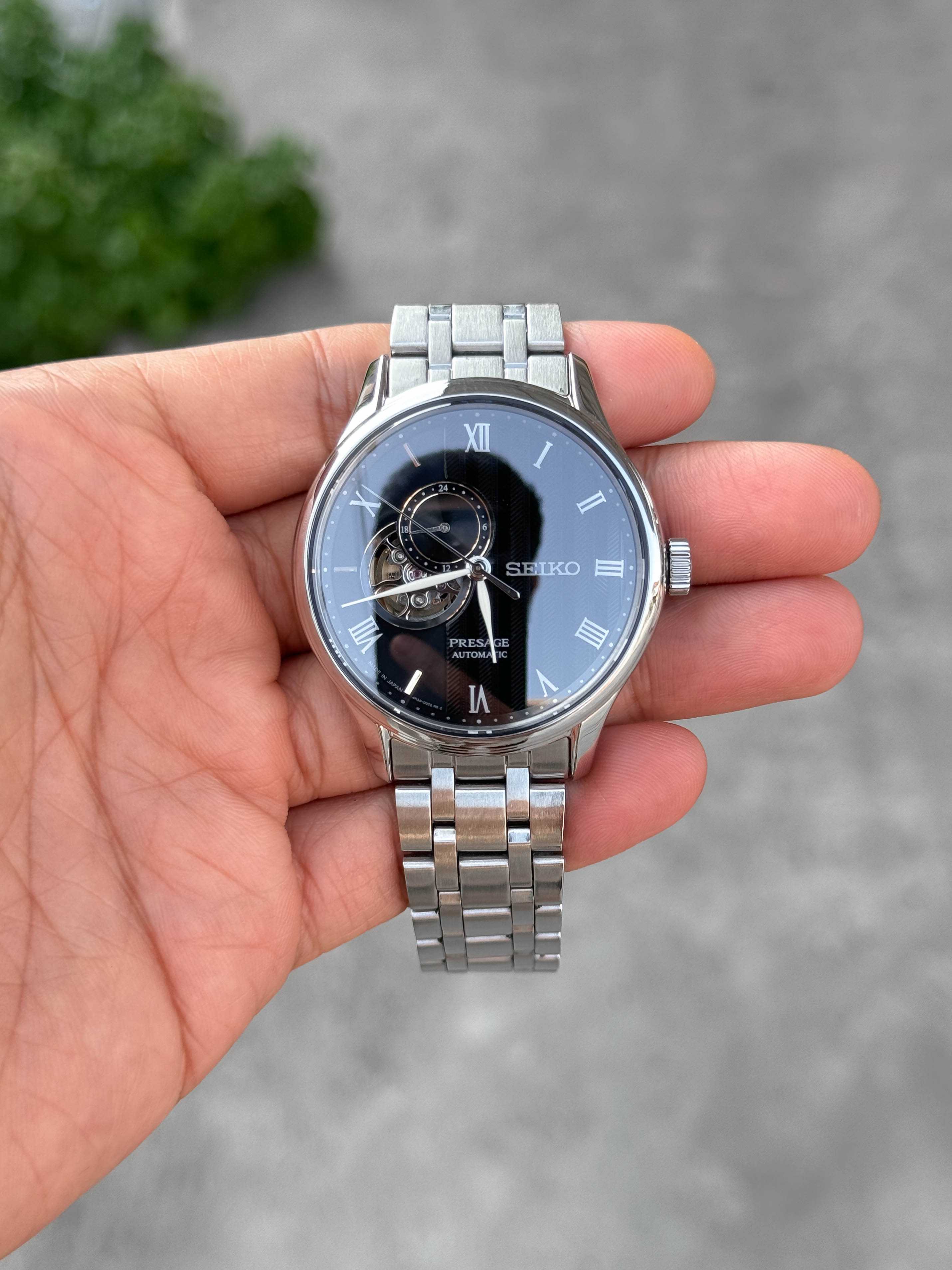 Seiko Presage Automatic Open Heart Made In Japan King Size