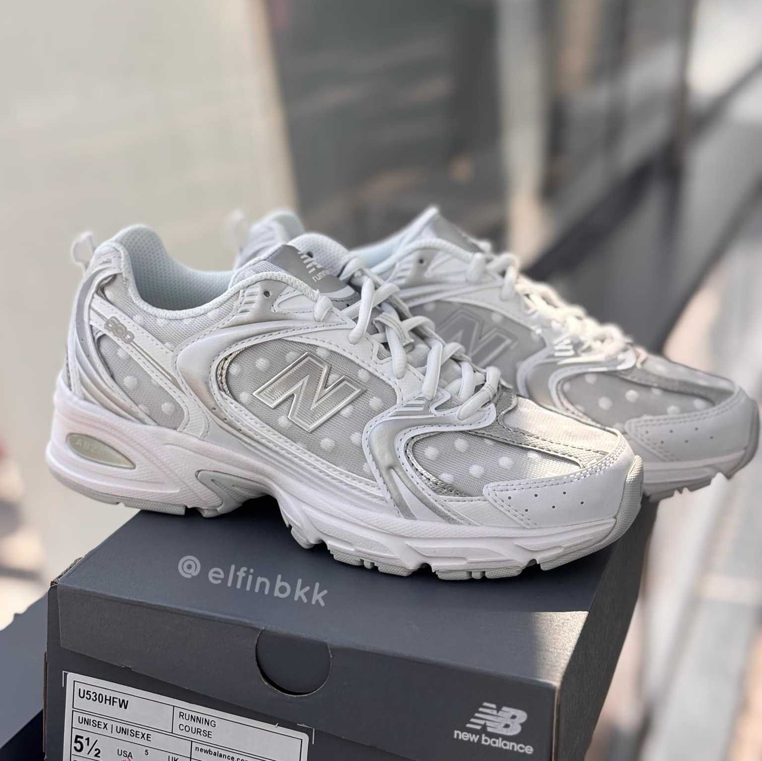 💥รุ่นใหม่💥 New Balance U530HFW - White/Silver Metallic