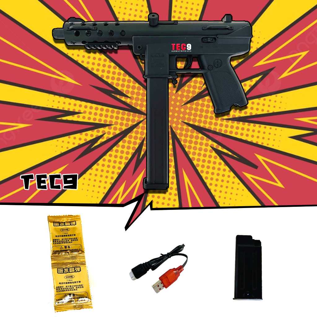 ปืนเจล ปืนเจลไฟฟ้า รุ่น TEC9 (Semi&Full&Blowback)