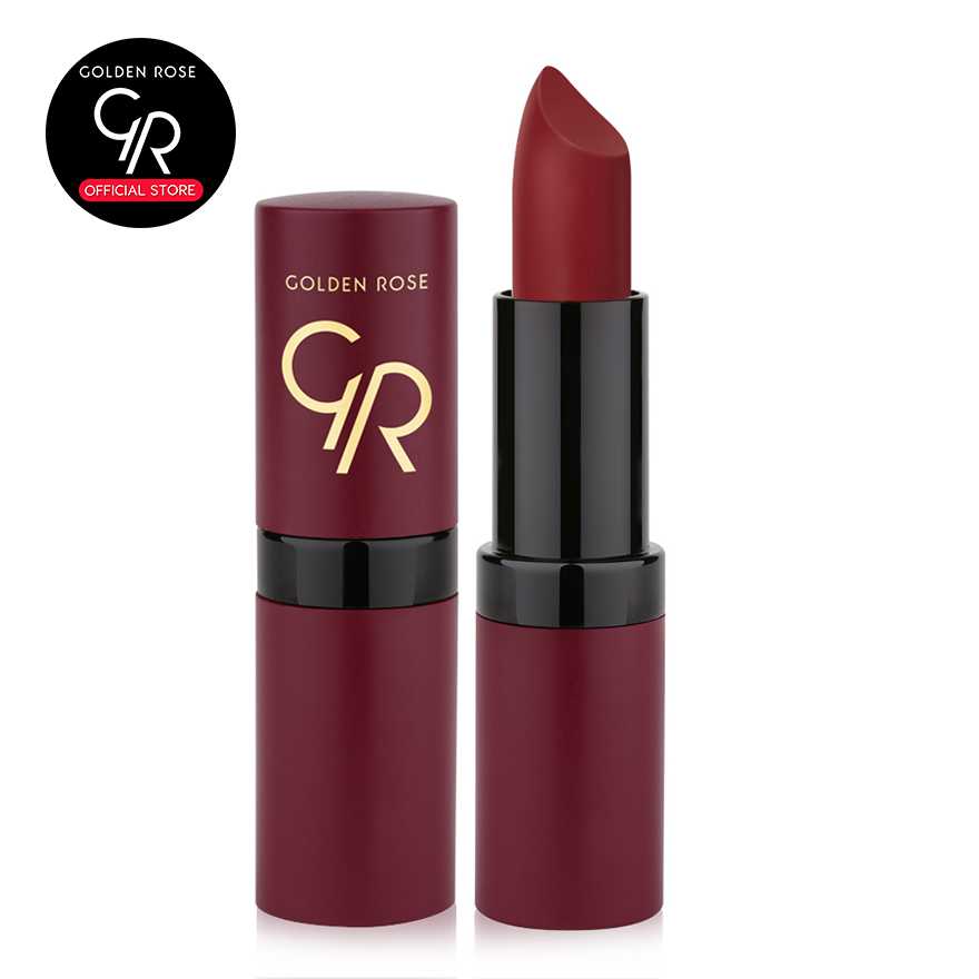 Golden Rose โกลเด้น โรส ลิปสติก เวลเวท แมท Velvet Matte Lipstick 4.2กรัม เบอร์ 25