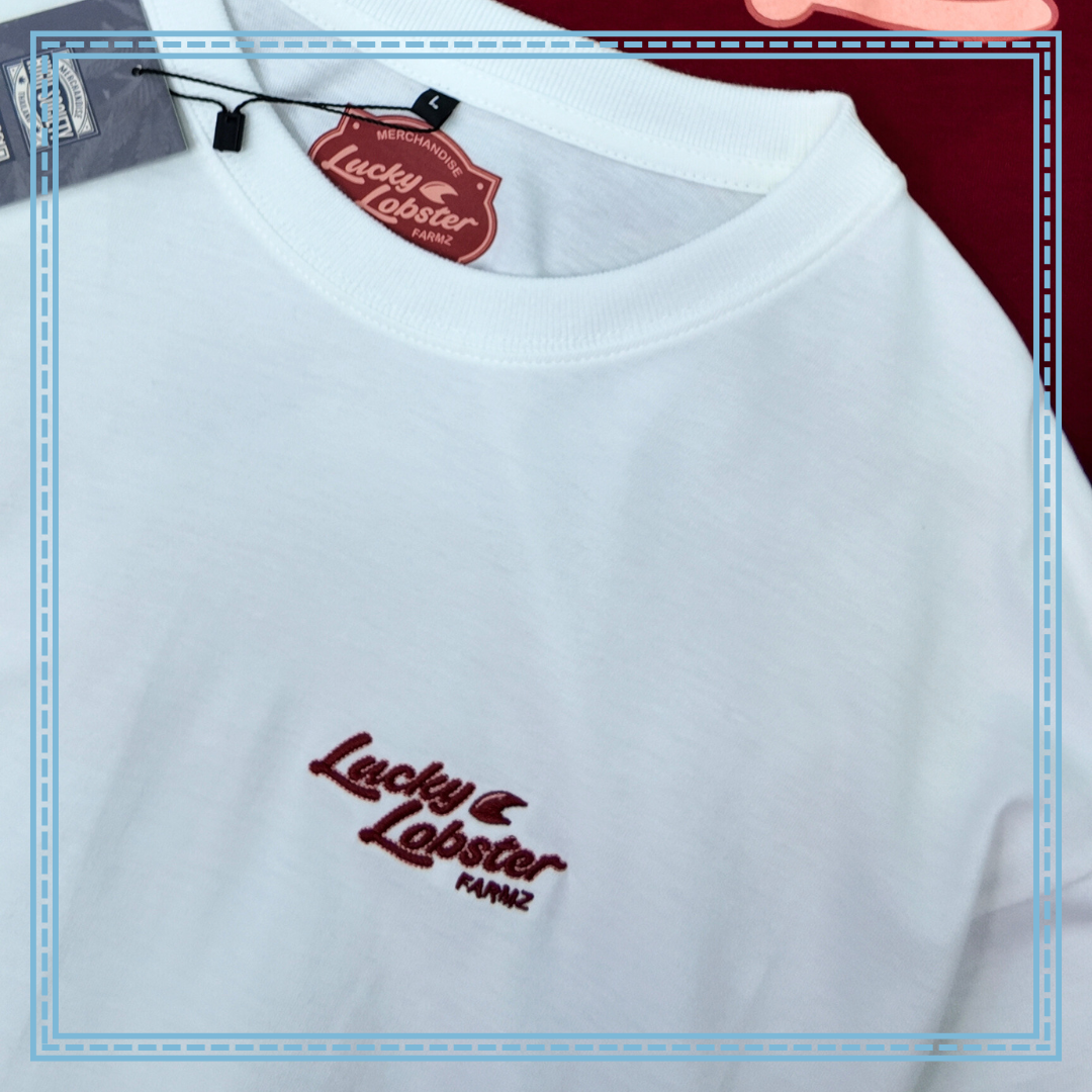 Lucky Lobster Logo Print T-Shirt without Pocket
