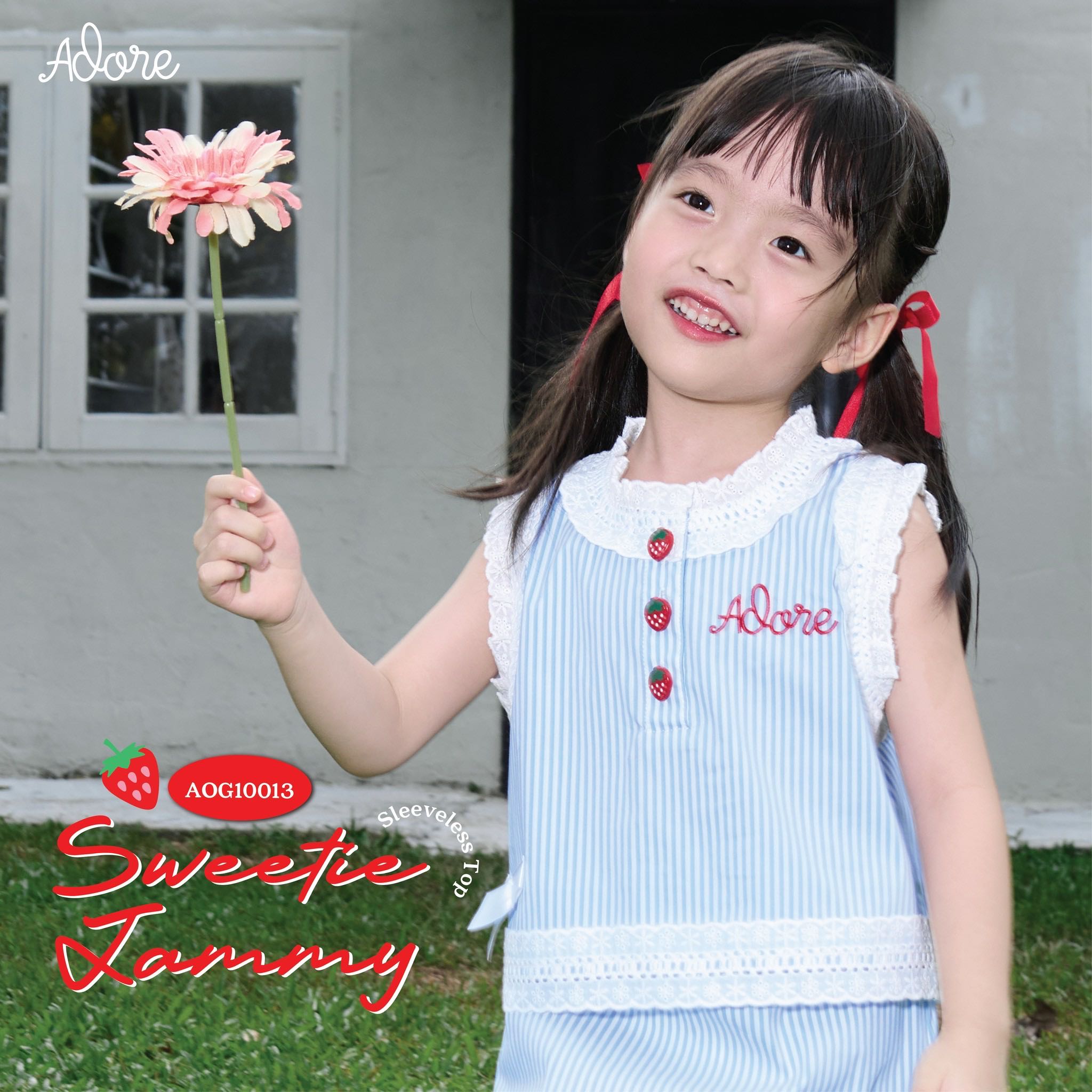 ADORE2112 AOG10013 : SWEETIE JAMMY SLEEVES TOP
