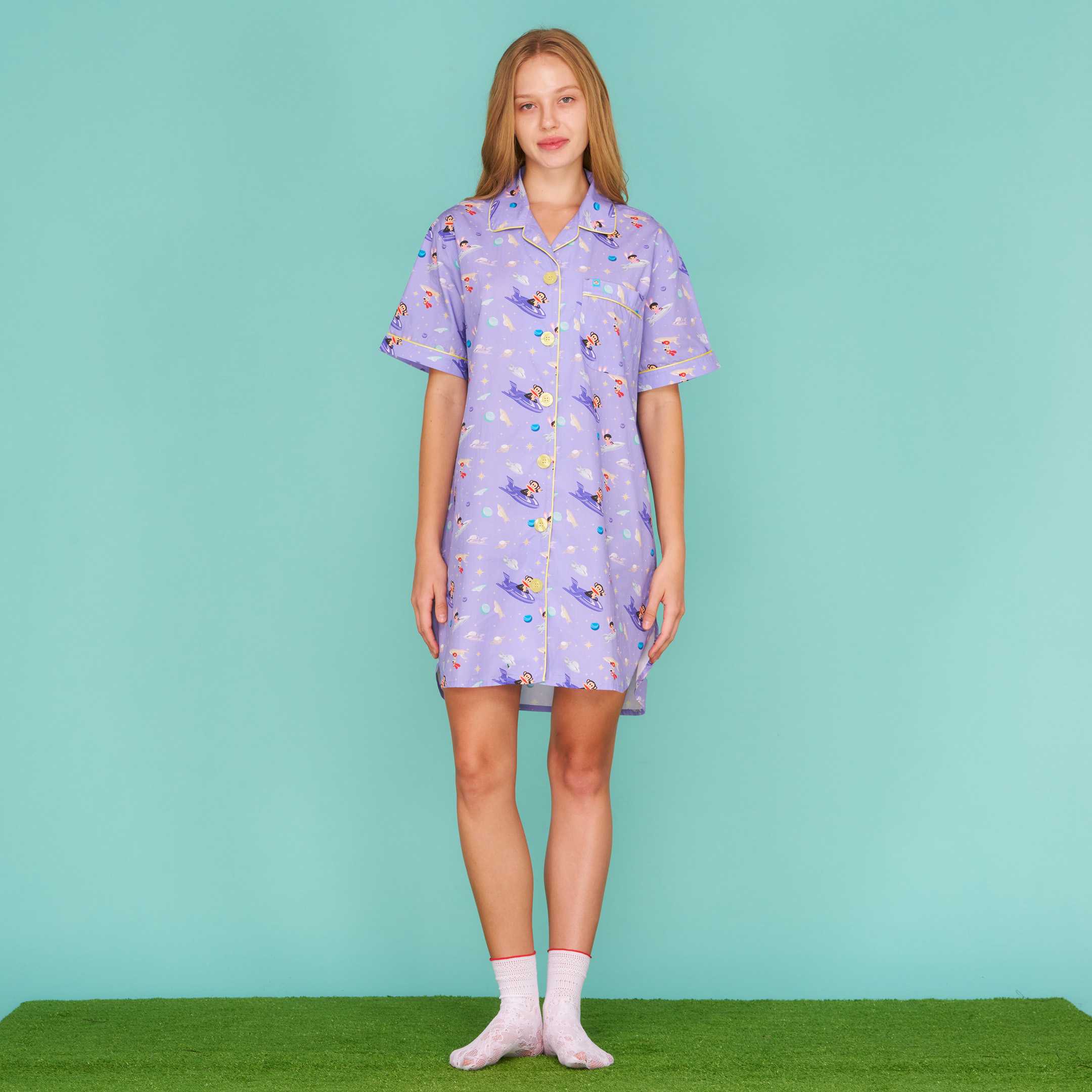 PAUL FRANK ชุดนอนกระโปรง GALACTIC GROOVE DRESS