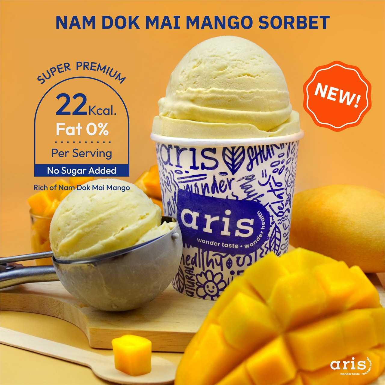 Nam dok mai mango sorbet