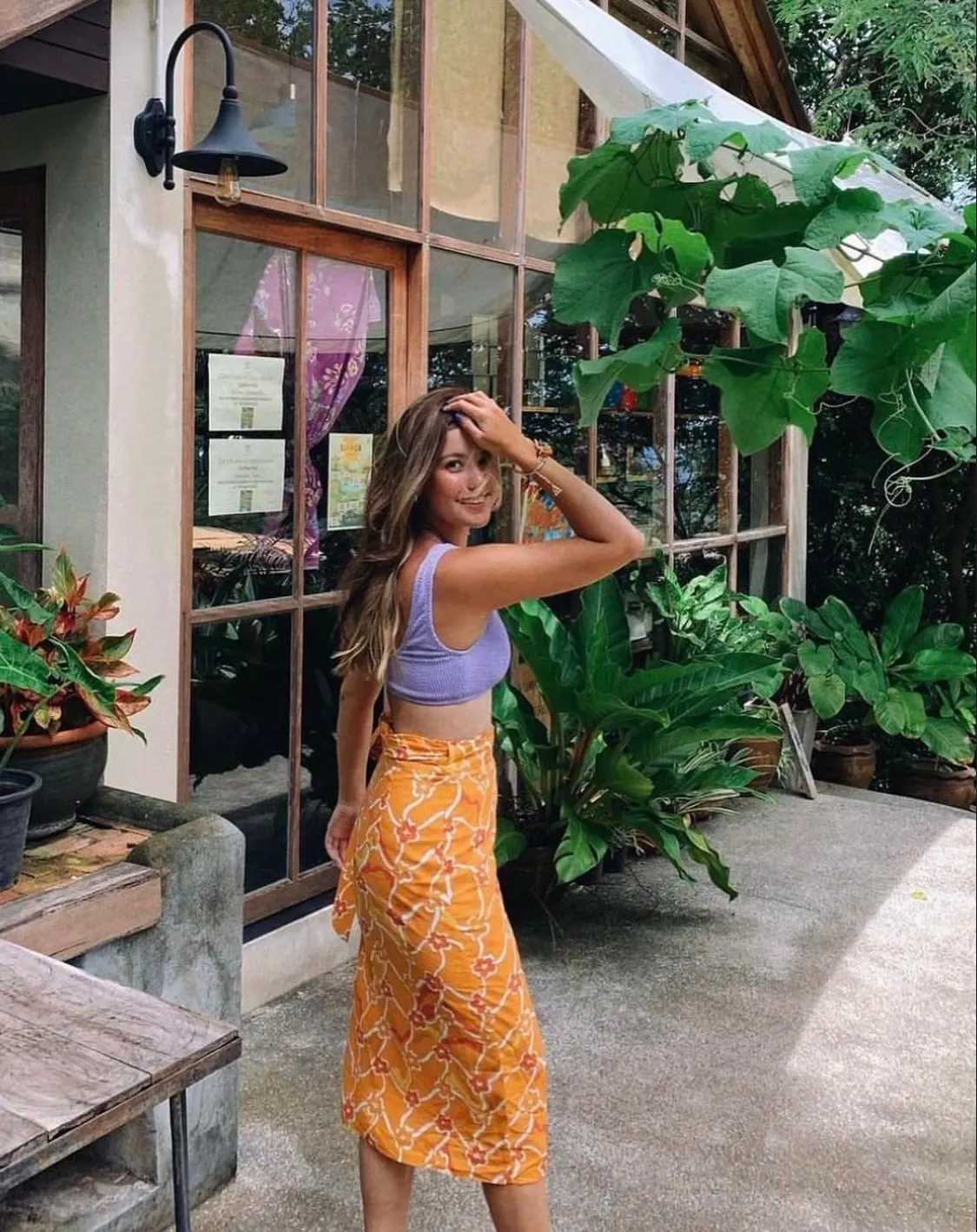 Thong Yip & Foi Thong Wrap Skirt