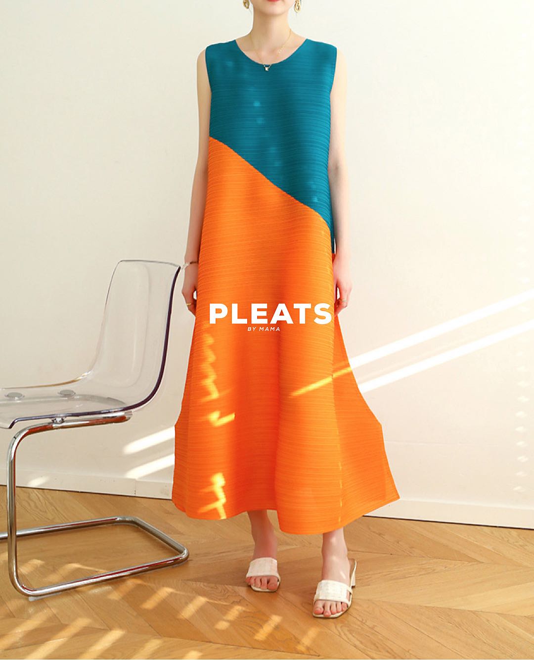 PLEATS DRESS - D045