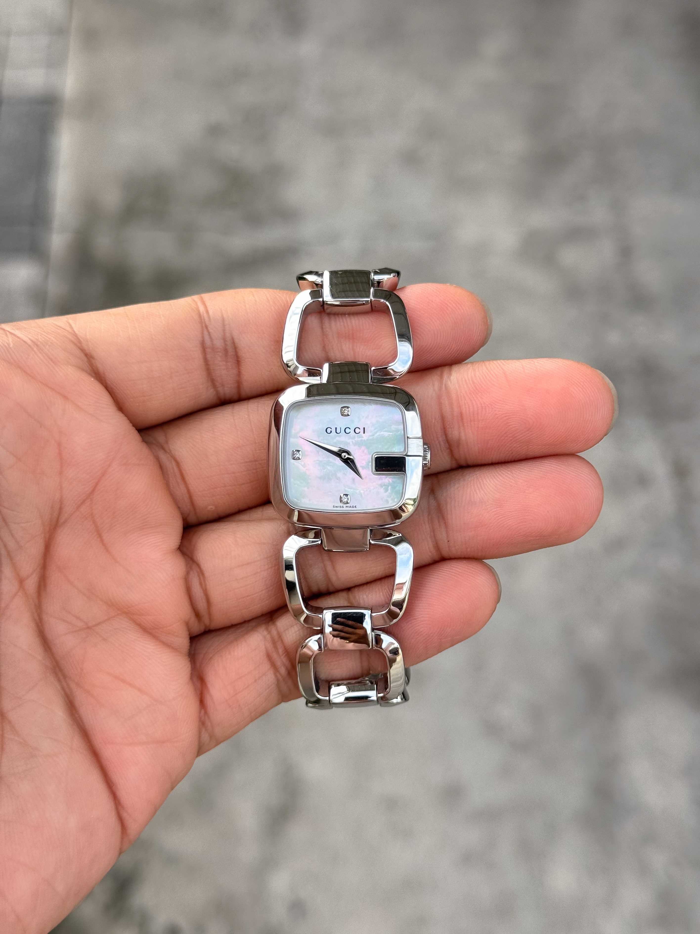 Gucci G-Series 125.5 Diamond Lady Size Quartz