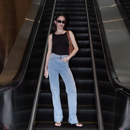 Runway denim jeans #9011