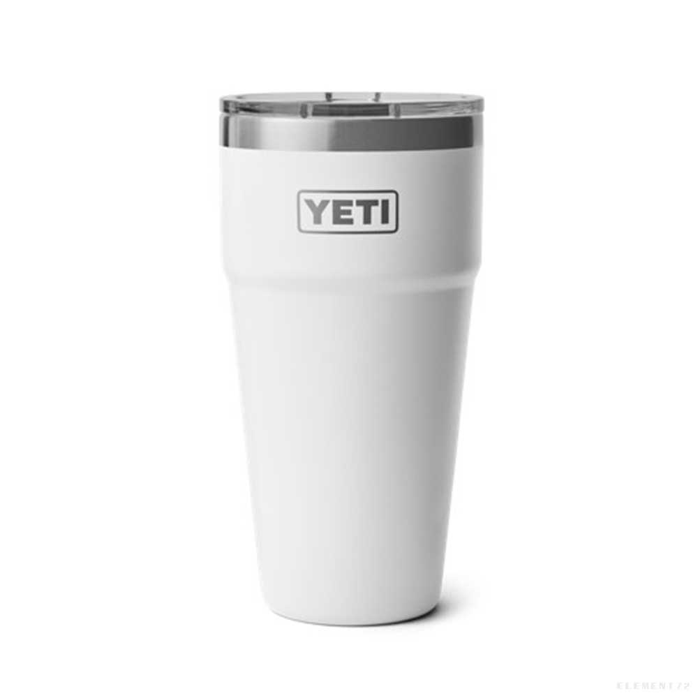 YETI แก้วเยติ เก็บความเย็น รุ่น RAMBLER 30 OZ STACKABLE CUP WITH MAGSLIDER LID WHITE