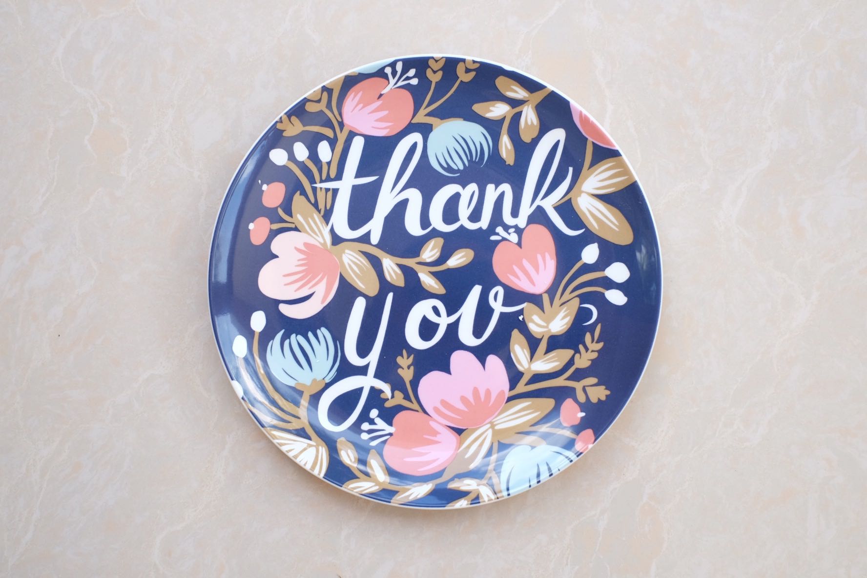 SALE!!! จานเซรามิค_thank you ☻