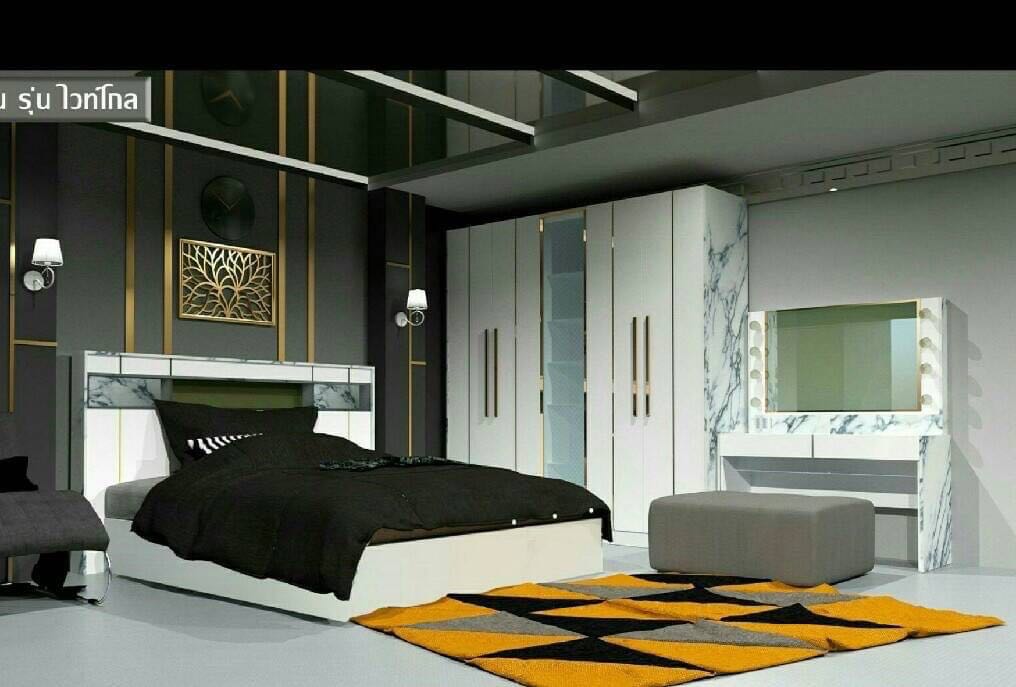 ชุดห้องนอน WHITE-GOLD