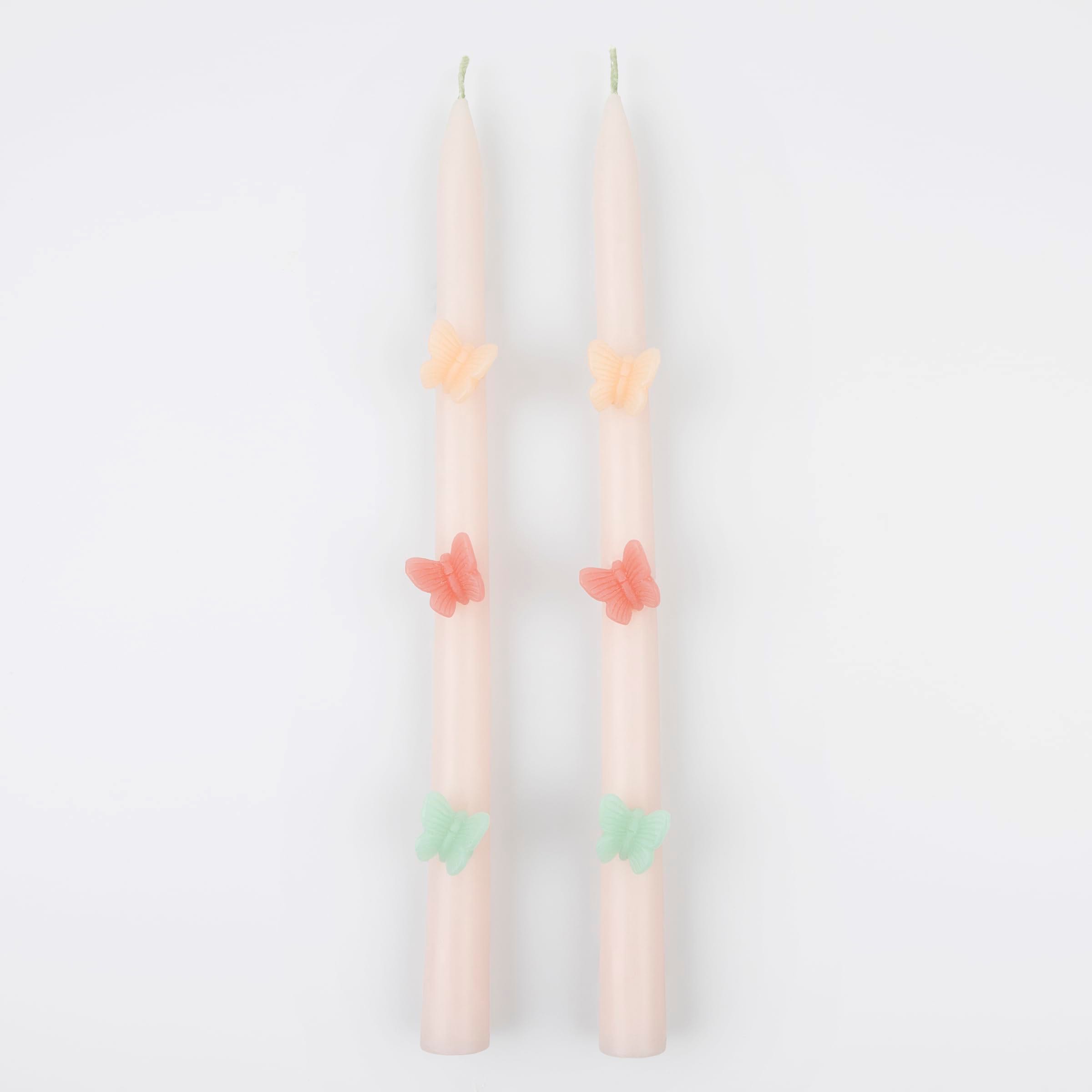 Meri Meri | Butterfly Taper Candles (x 2)