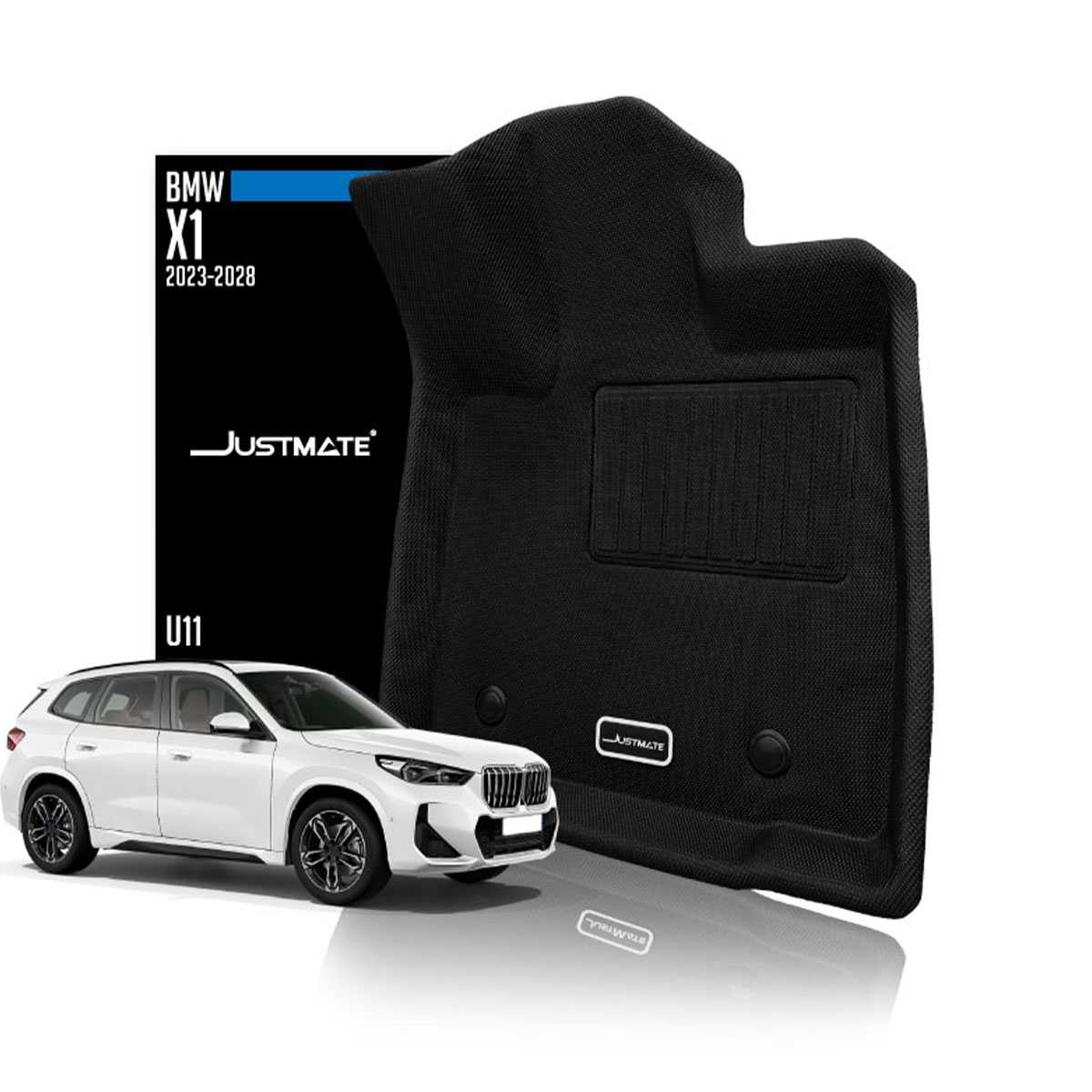 [JUSTMATE] BMW พรมปูพื้นรถยนต์ X1 U11 2023 - 2028  sDRIVE20i/xDRIVE30e